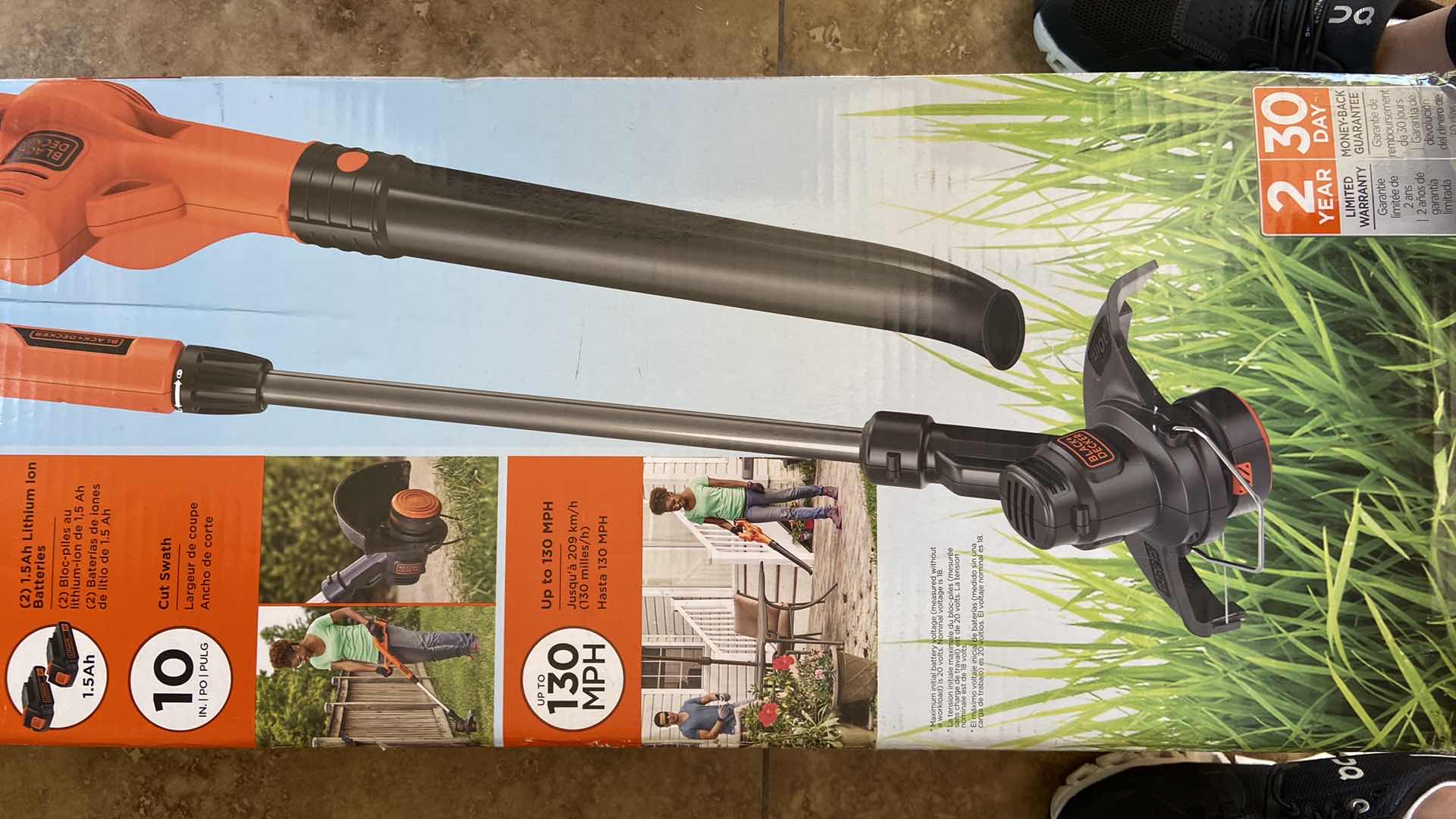 Photo 3 of BLACK AND DECKER WEEDWACKER AND DRIVEWAY SWEEPER