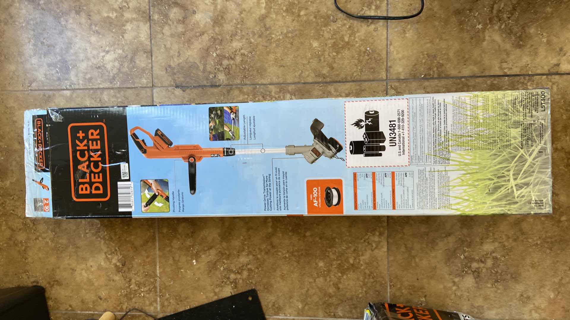 Photo 2 of BLACK AND DECKER CORDLESS WEED WACKER