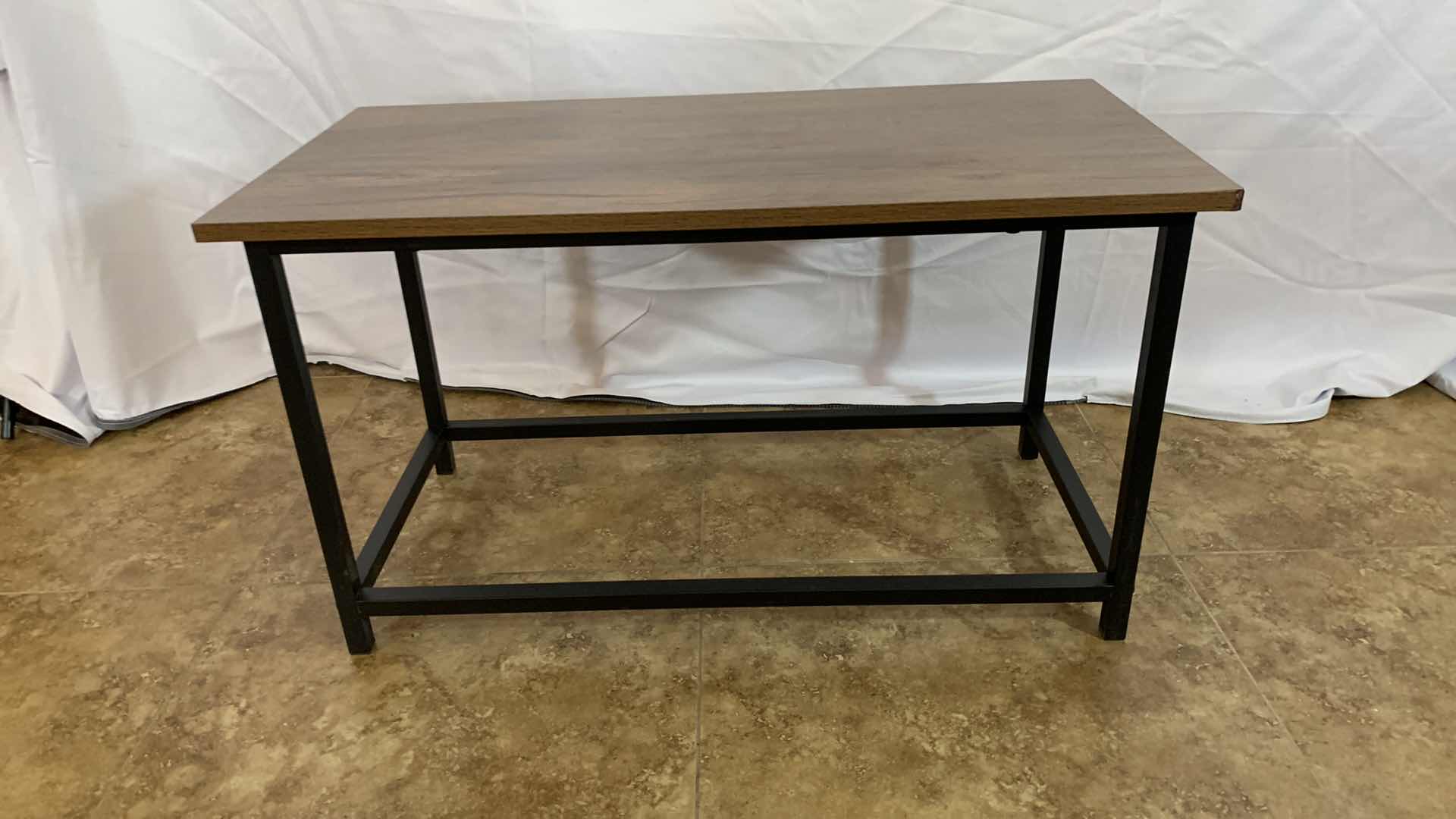 Photo 1 of SAYGOER METAL AND WOOD CONSOLE TABLE 31” X 16” H 18”