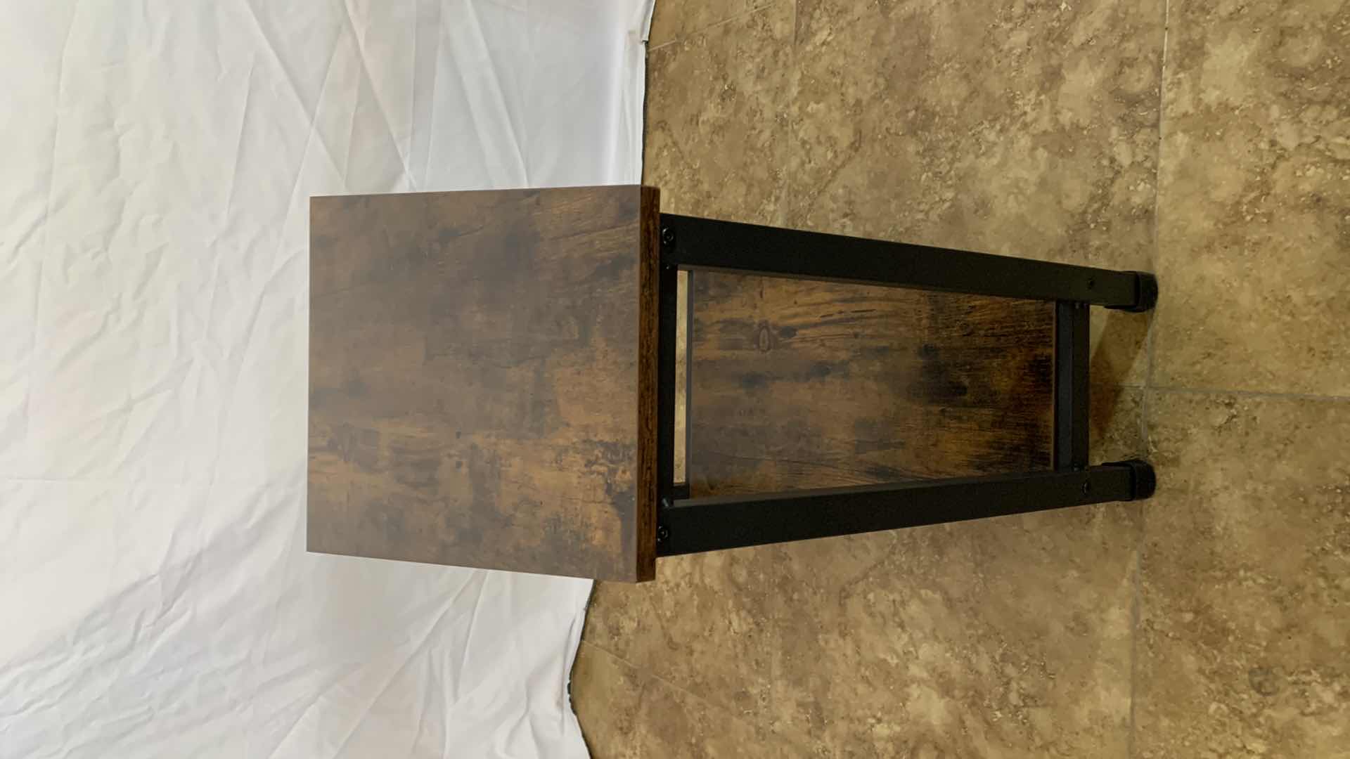 Photo 2 of NARROW ANGLED END TABLE 14” X 24” H 24”