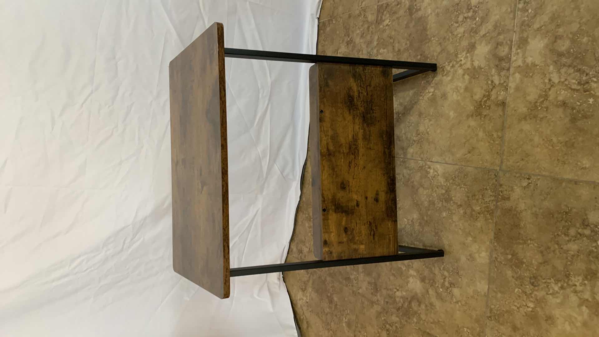 Photo 1 of WOODEN AND STEEL LAPTOP DESK 15” X 23” H 26”