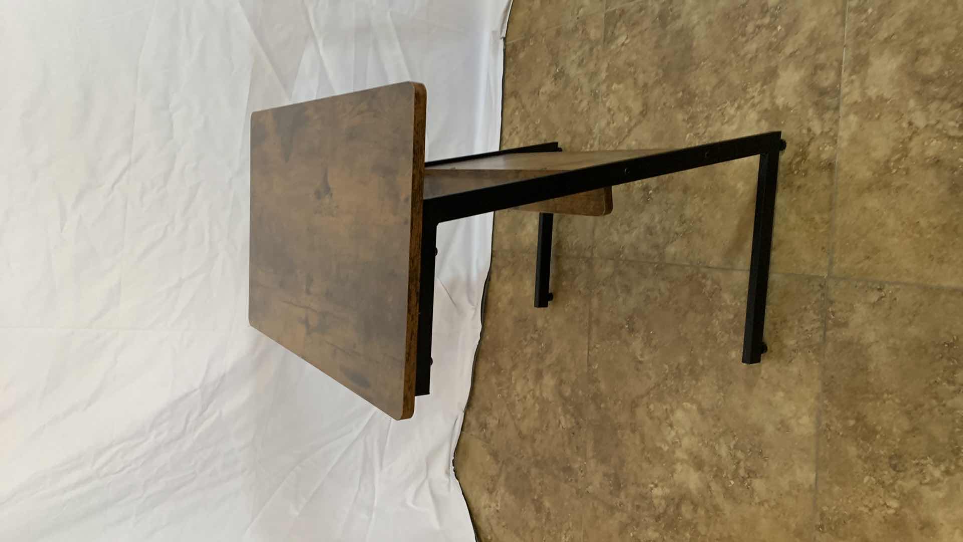 Photo 2 of WOODEN AND STEEL LAPTOP DESK 15” X 23” H 26”