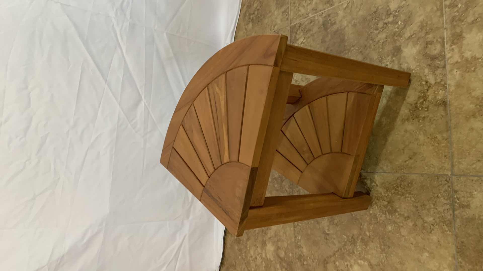 Photo 3 of BAMBOO CORNER SHOWER SEAT 22” X 15” H 18”