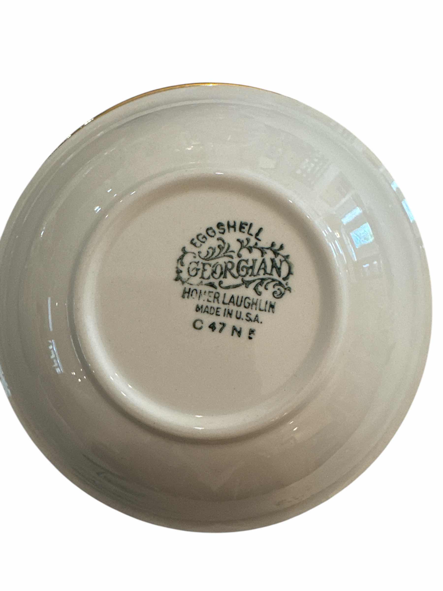 Photo 1 of 12 HOMER LAUGHLIN EGGSHELL GEORGIAN DESSERT BOWLS