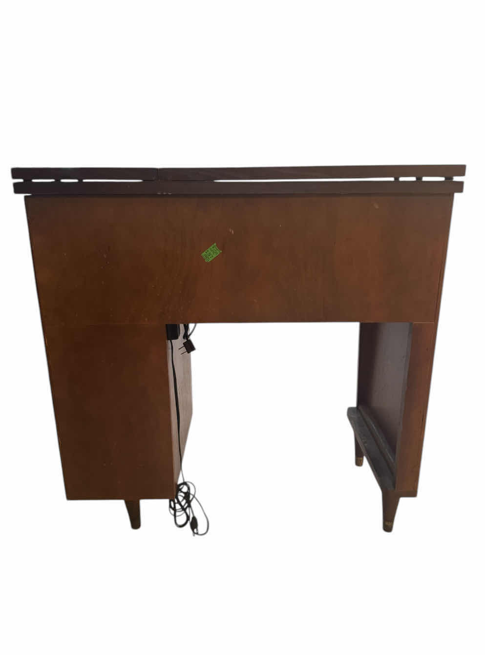 Photo 1 of VINTAGE SEWING MACHINE WORKSTATION WOODEN CABINET

WHEN OPEN
59” X 17” X H30”