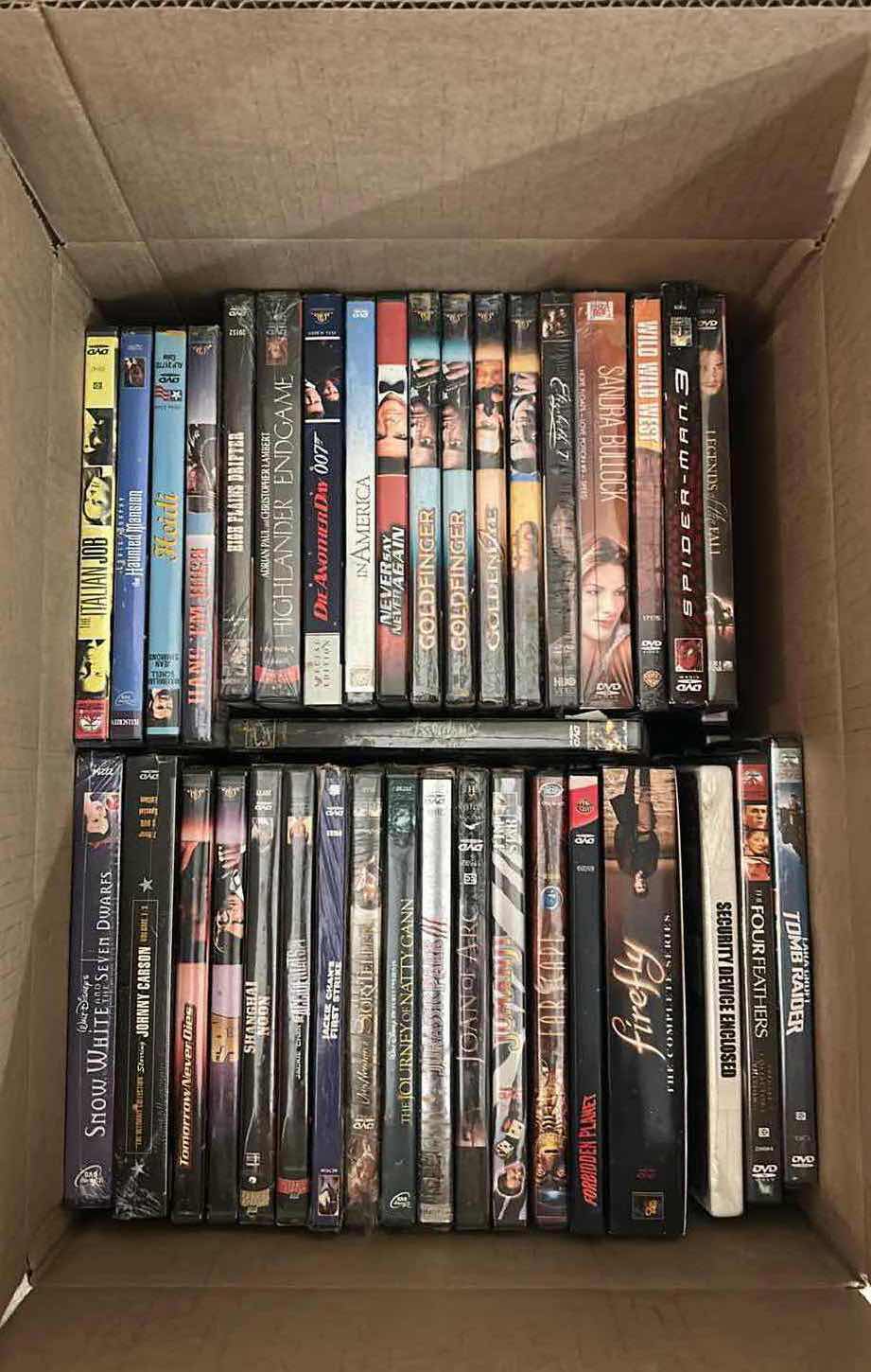 Photo 1 of CONTENTS OF BOX ASSORTED DVD’S