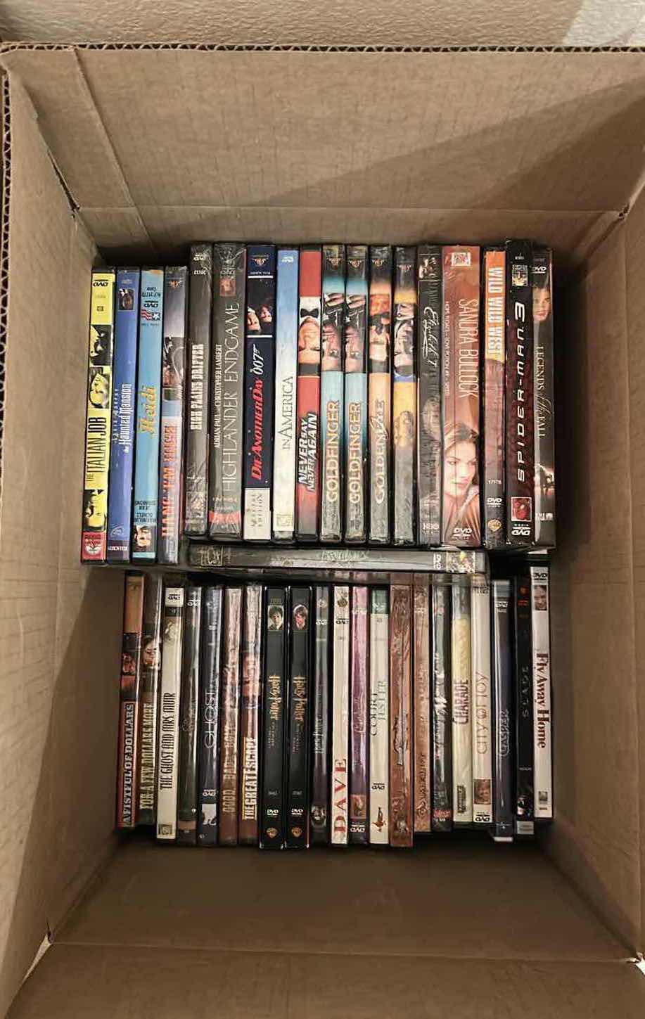Photo 1 of CONTENTS OF BOX ASSORTED DVD’S