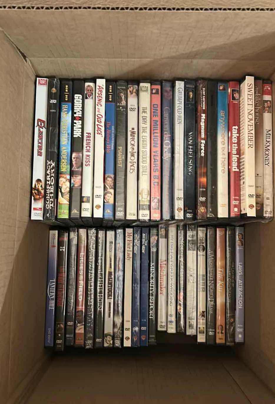 Photo 1 of CONTENTS OF BOX ASSORTED DVD’S