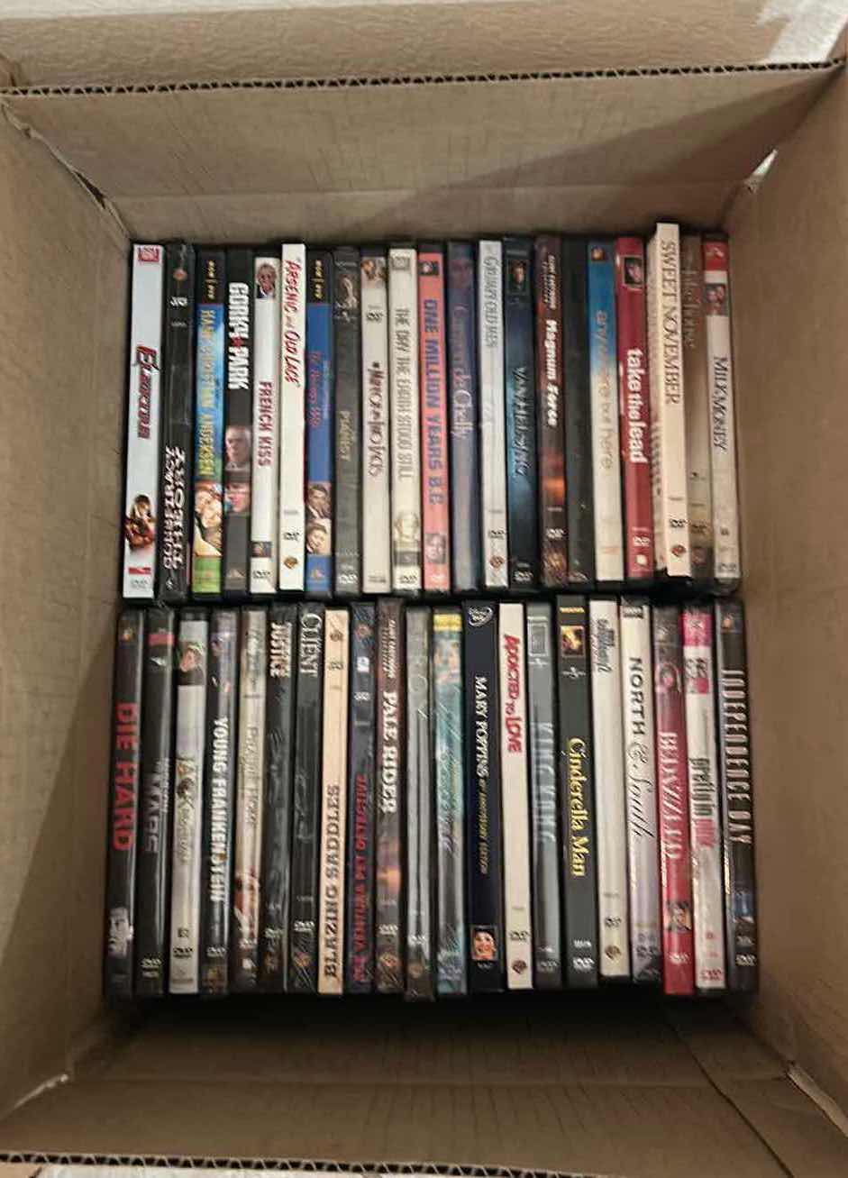 Photo 1 of CONTENTS OF BOX ASSORTED DVD’S