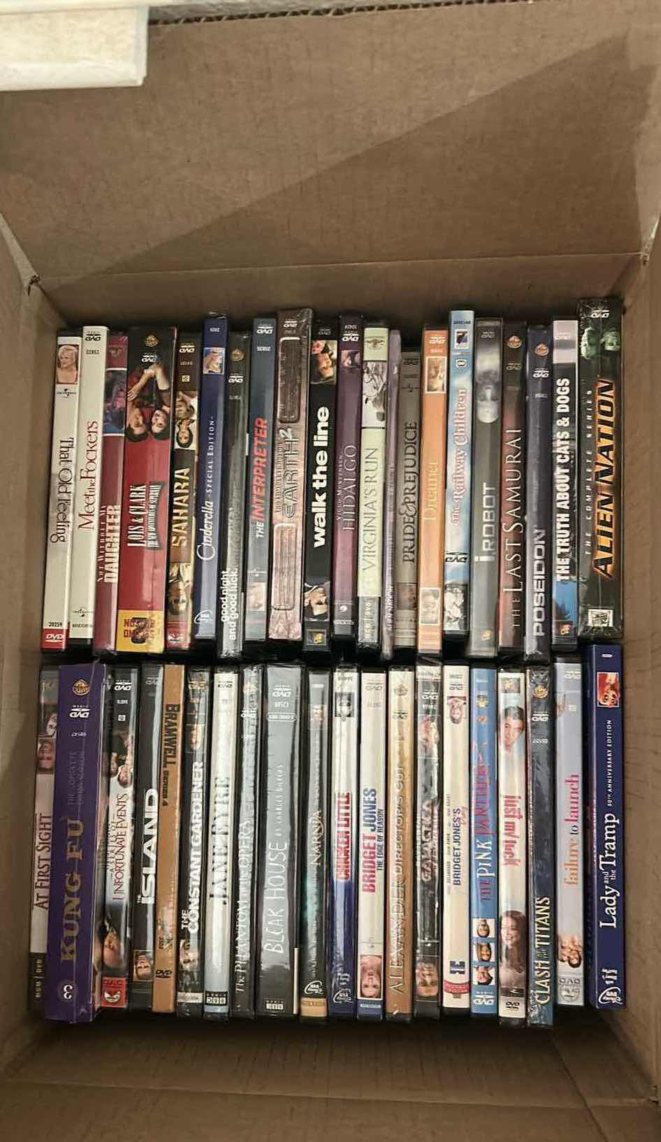 Photo 1 of CONTENTS OF BOX ASSORTED DVD’S