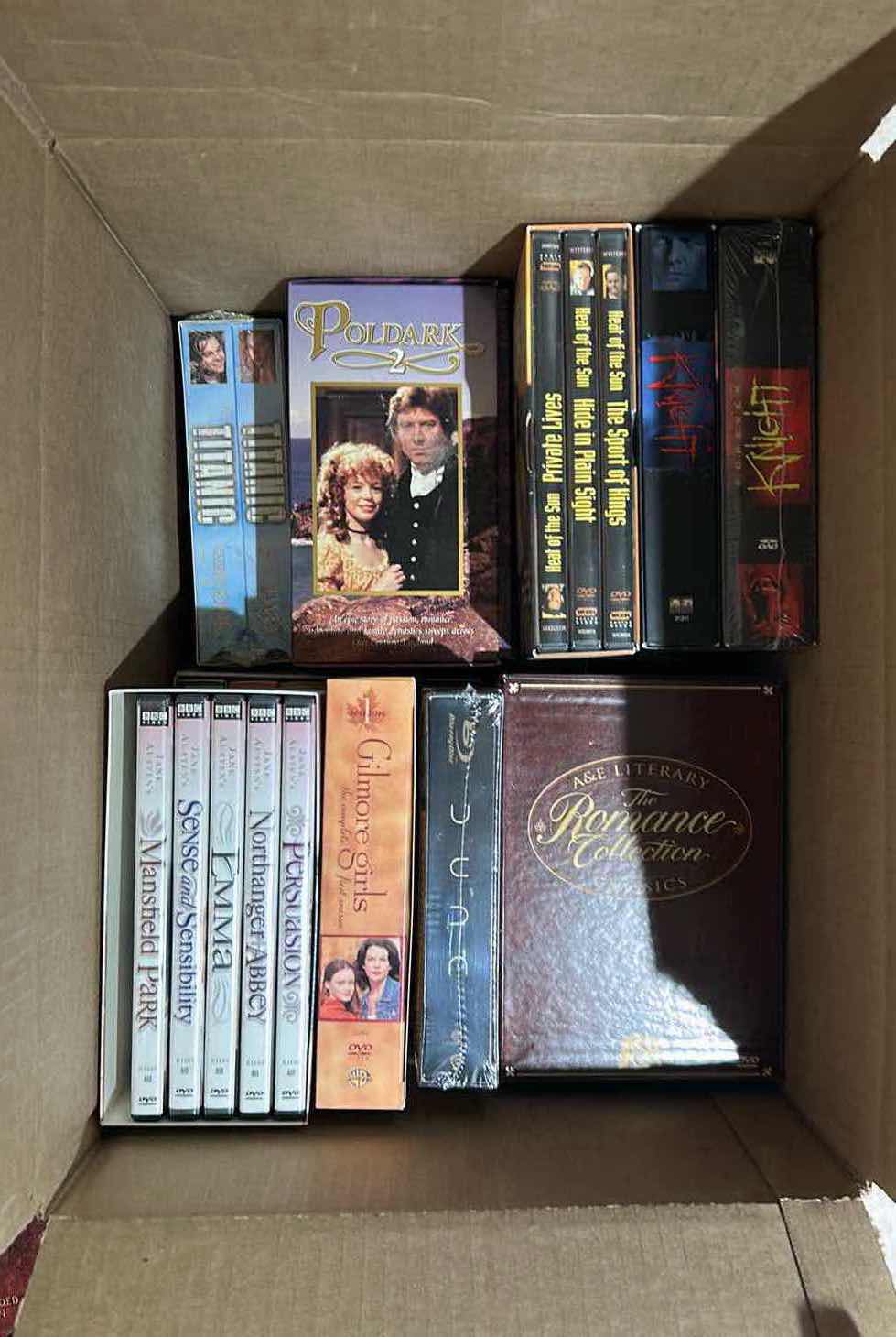 Photo 1 of CONTENTS OF BOX ASSORTED COMPLETE DVD’S SETS