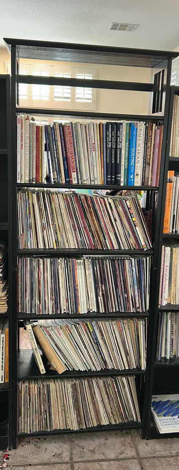 Photo 1 of CONTENTS OF SHELVES CRAFTING BOOKS , SHELF INCLUDED