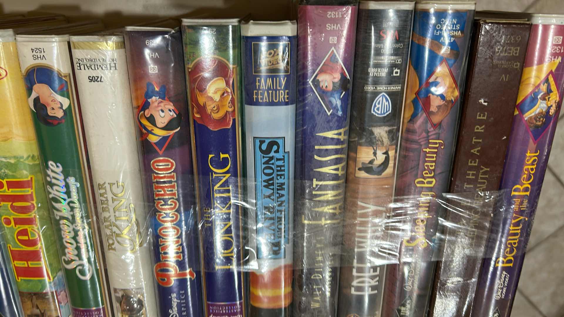 Photo 1 of 18- ASSORTED DISNEY VHS
