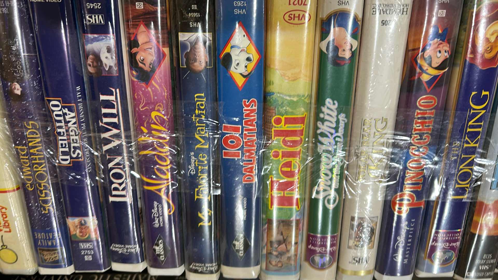 Photo 1 of 18- ASSORTED DISNEY VHS