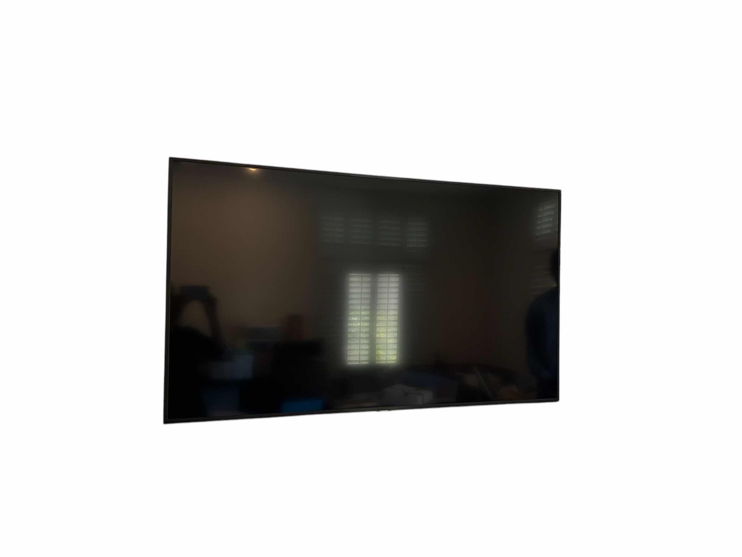 Photo 1 of 55” SAMSUNG TV W REMOTE AND WALL BRACKET