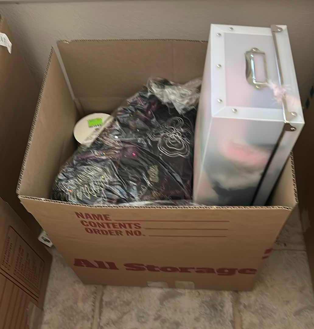 Photo 1 of CONTENTS OF BOX CRAFTING SUPPLIES