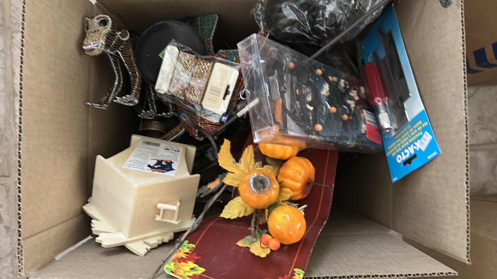 Photo 1 of CONTENTS OF BOX CRAFTING SUPPLIES