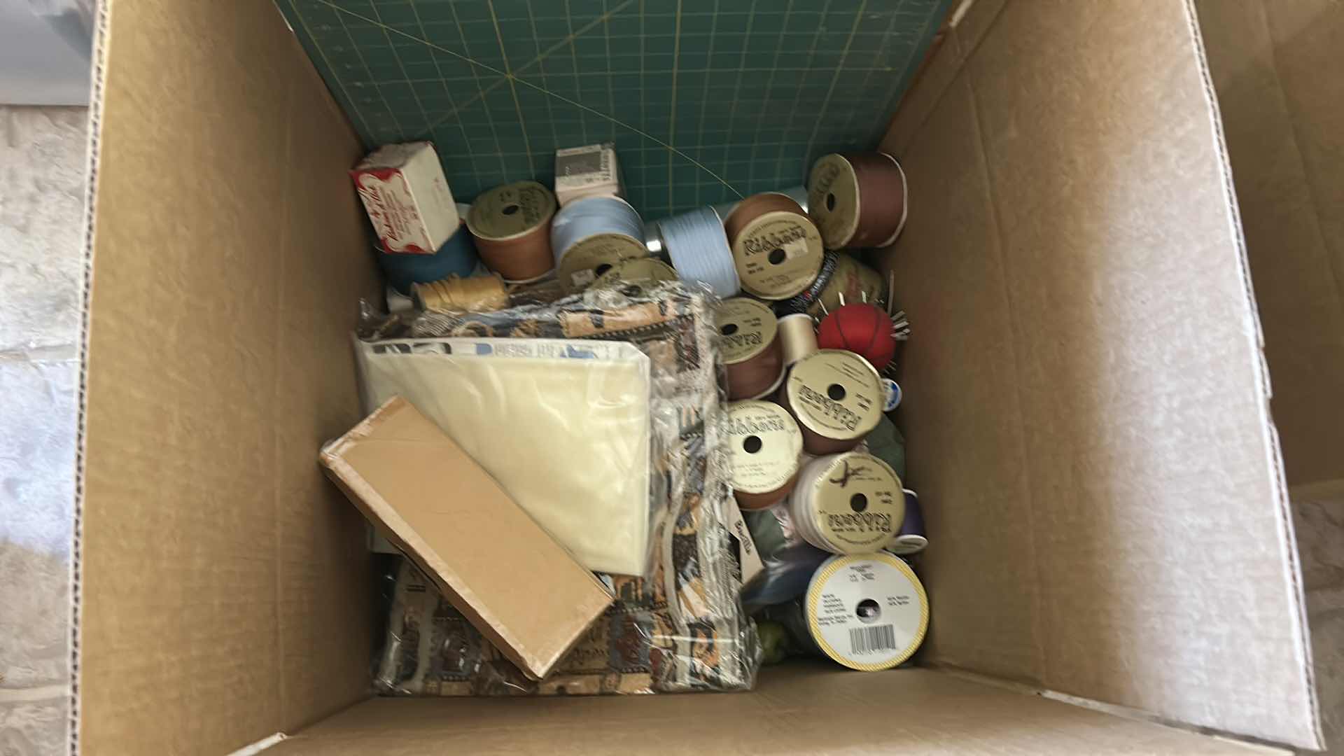 Photo 1 of CONTENTS OF BOX CRAFTING SUPPLIES