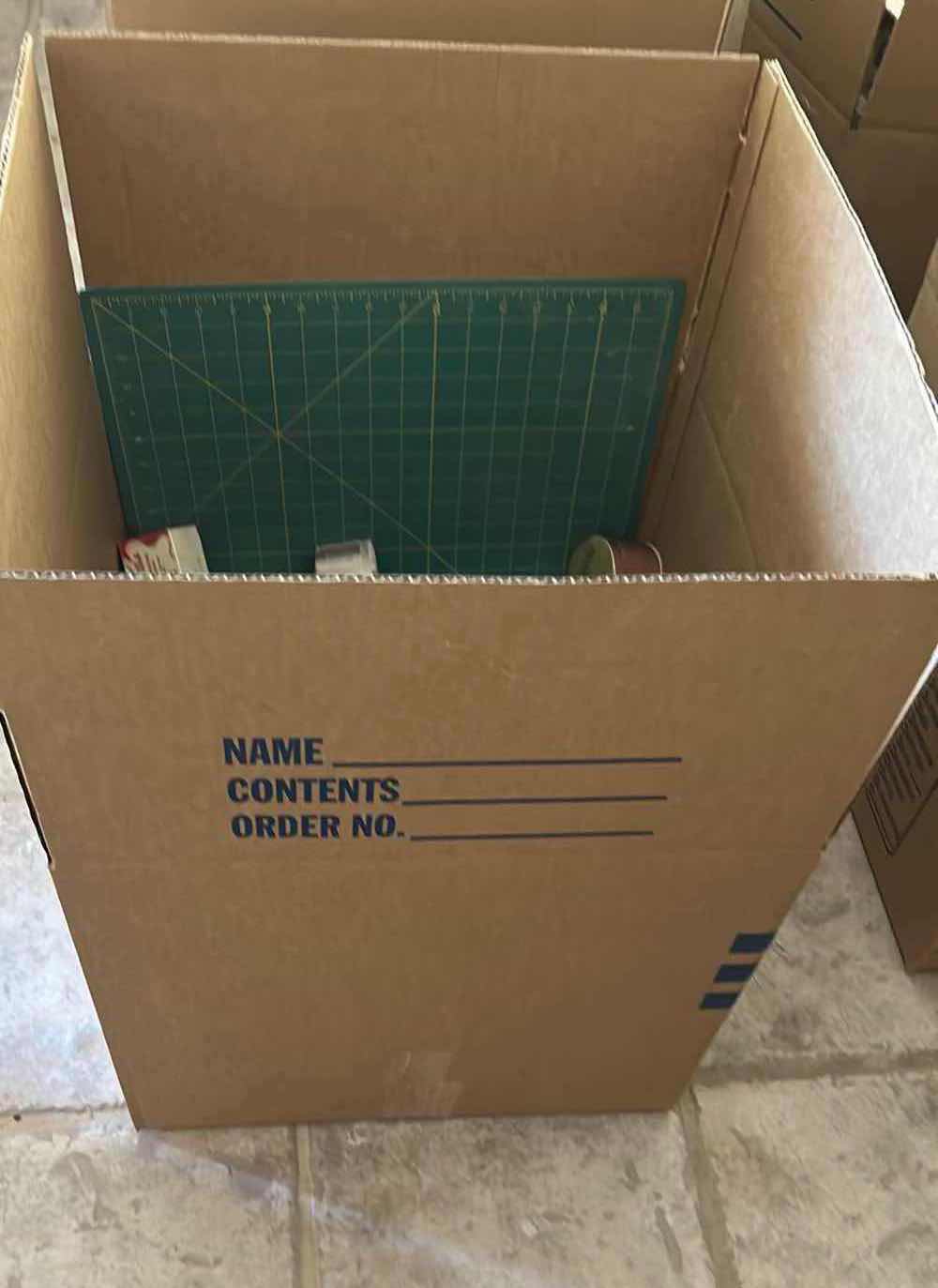 Photo 1 of CONTENTS OF BOX CRAFTING SUPPLIES