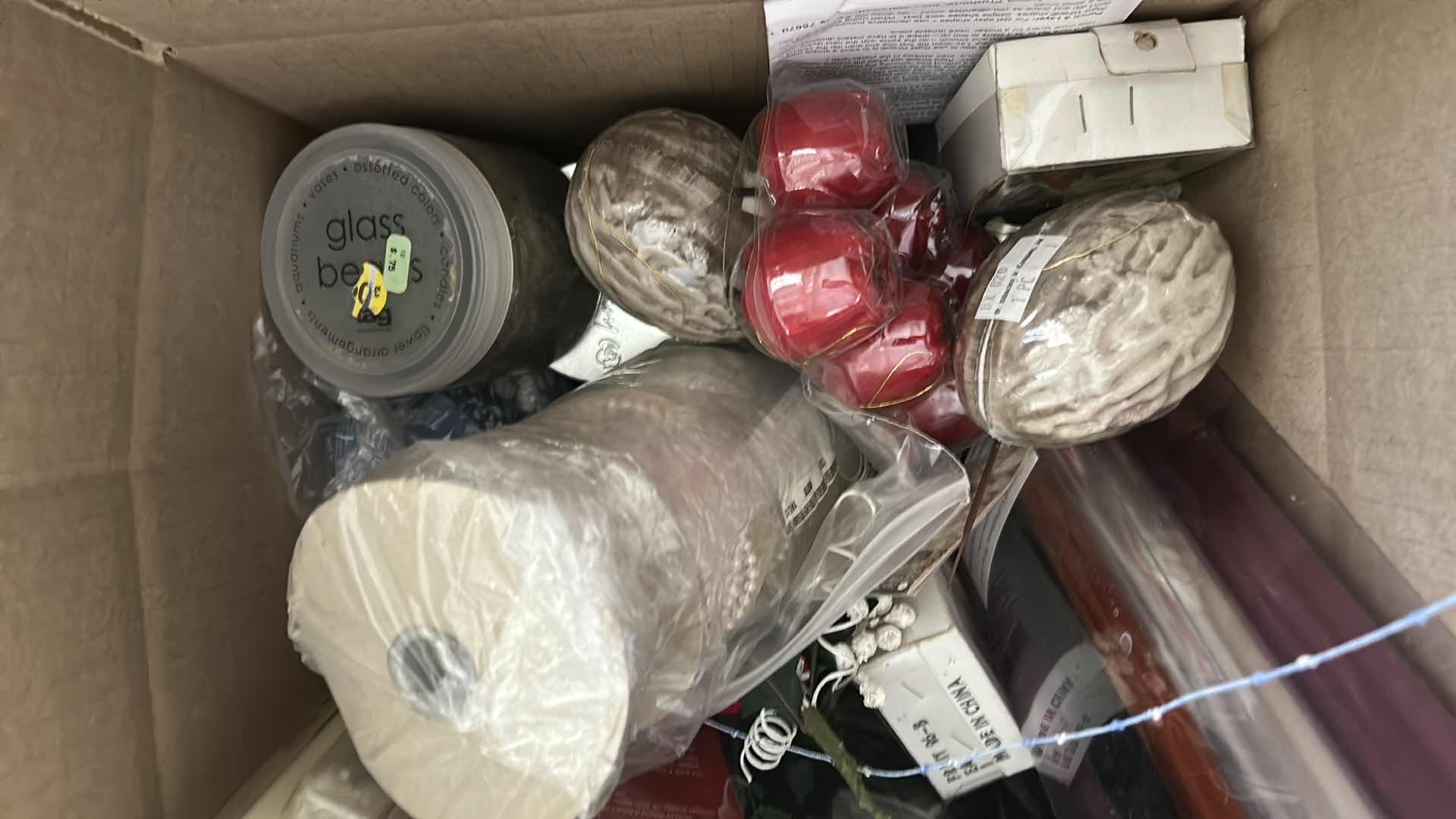 Photo 1 of CONTENTS OF BOX CRAFTING SUPPLIES