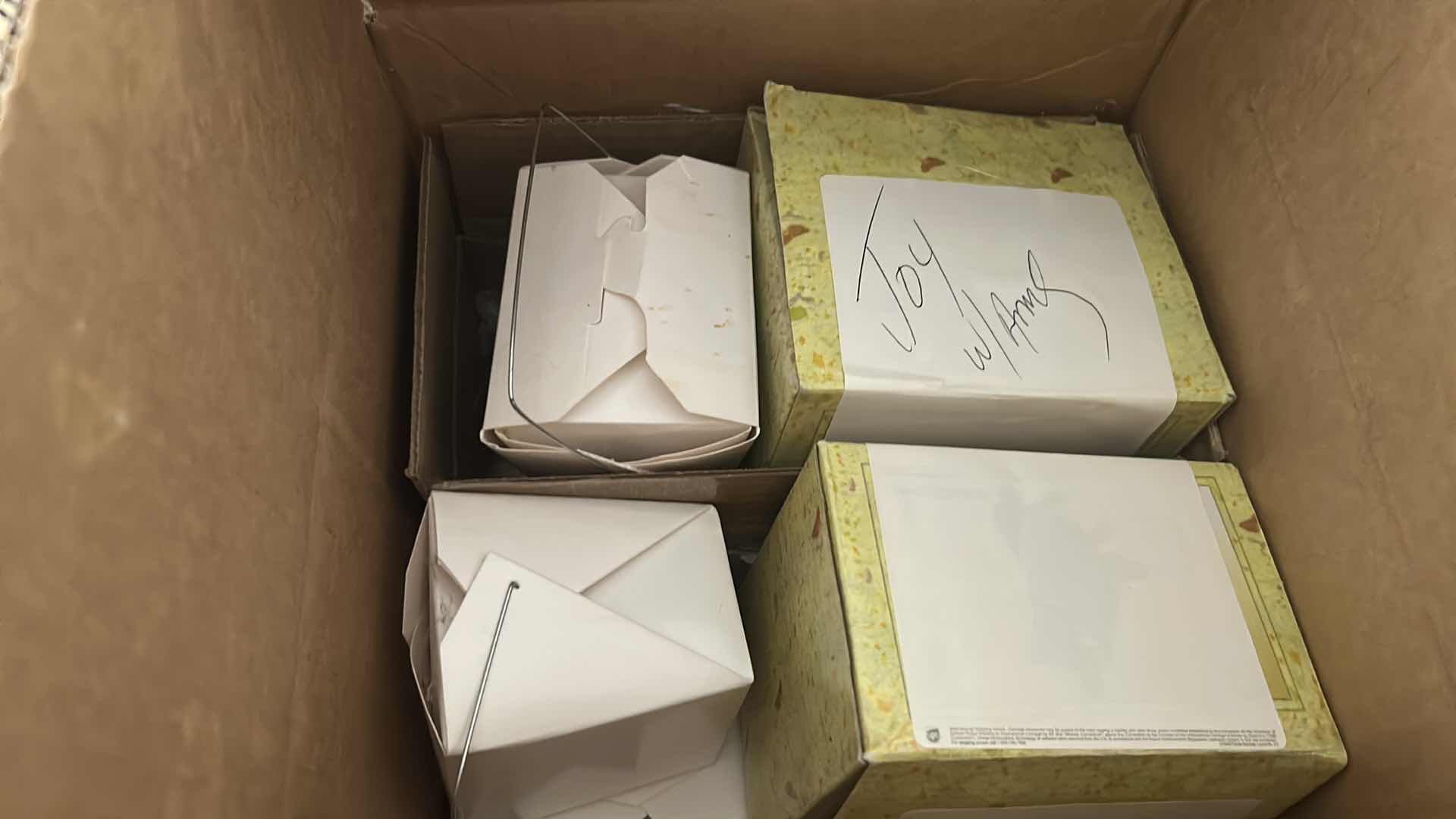 Photo 1 of CONTENTS OF 2 BOXES CERAMIC DOLL PARTS