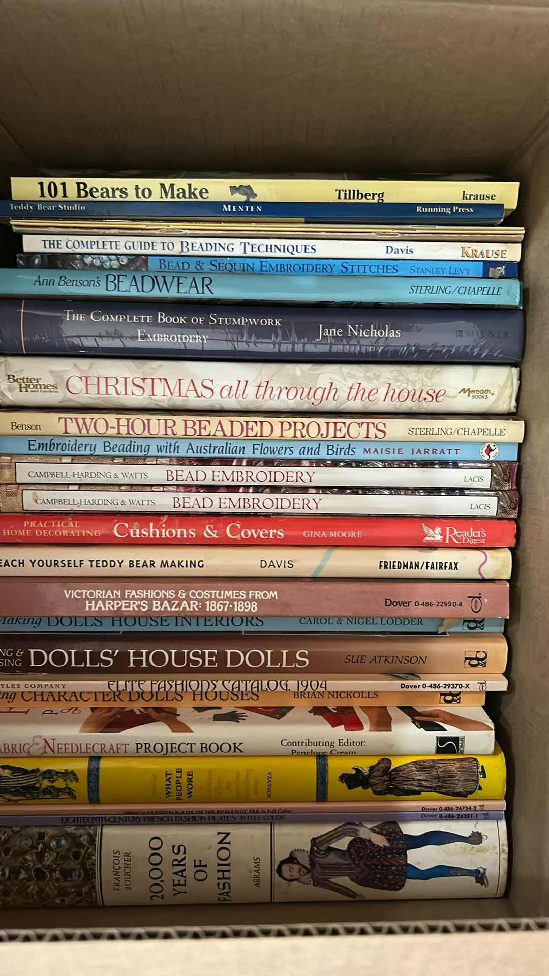 Photo 1 of CONTENTS OF BOX CRAFT BOOKS