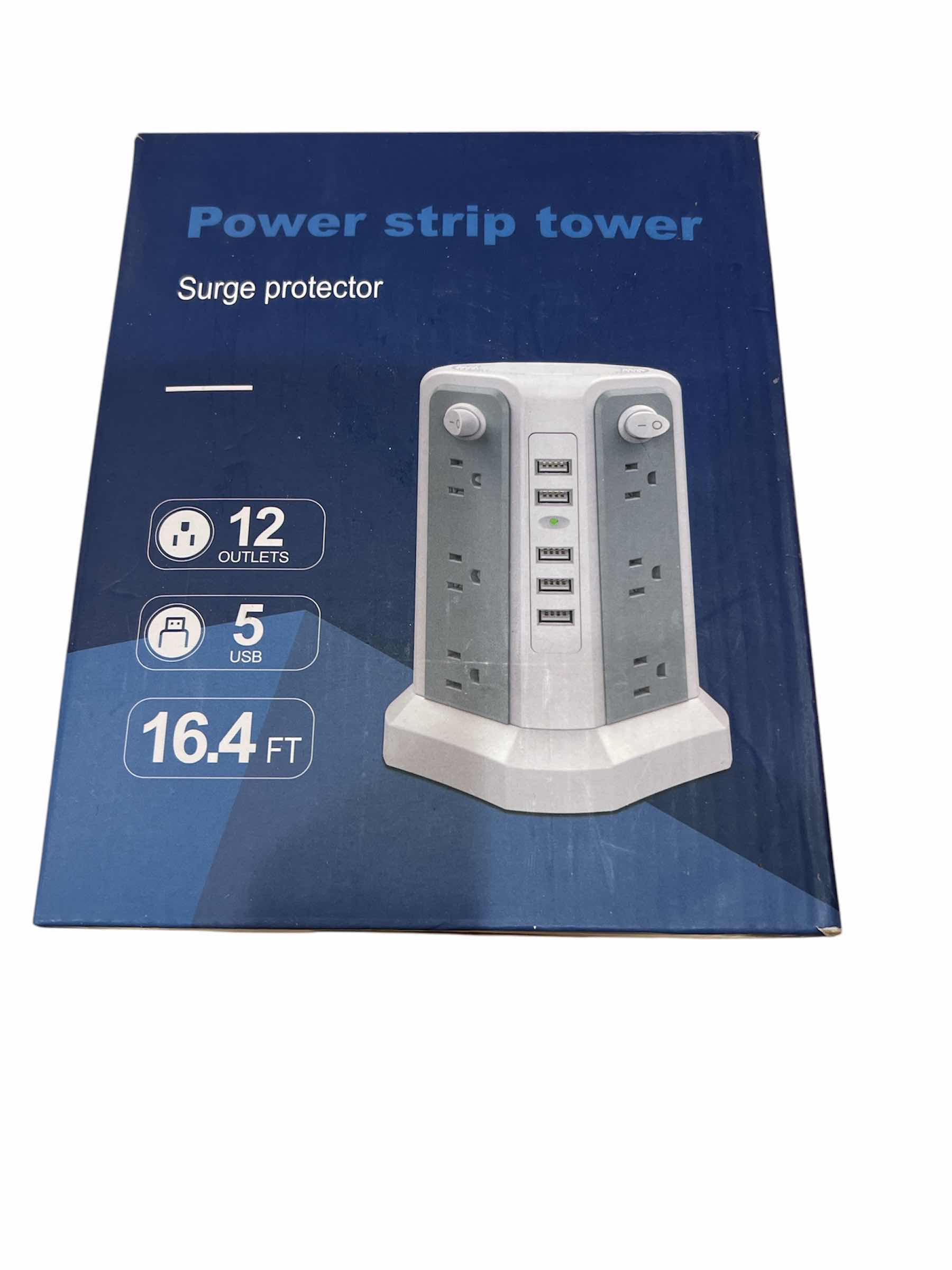 Photo 1 of HOUSEHOLD ITEMS - POWER STRIP, POWER STRIP W/ USB PORTS AND LAZY SUSAN CRAFT ORGANIZER
