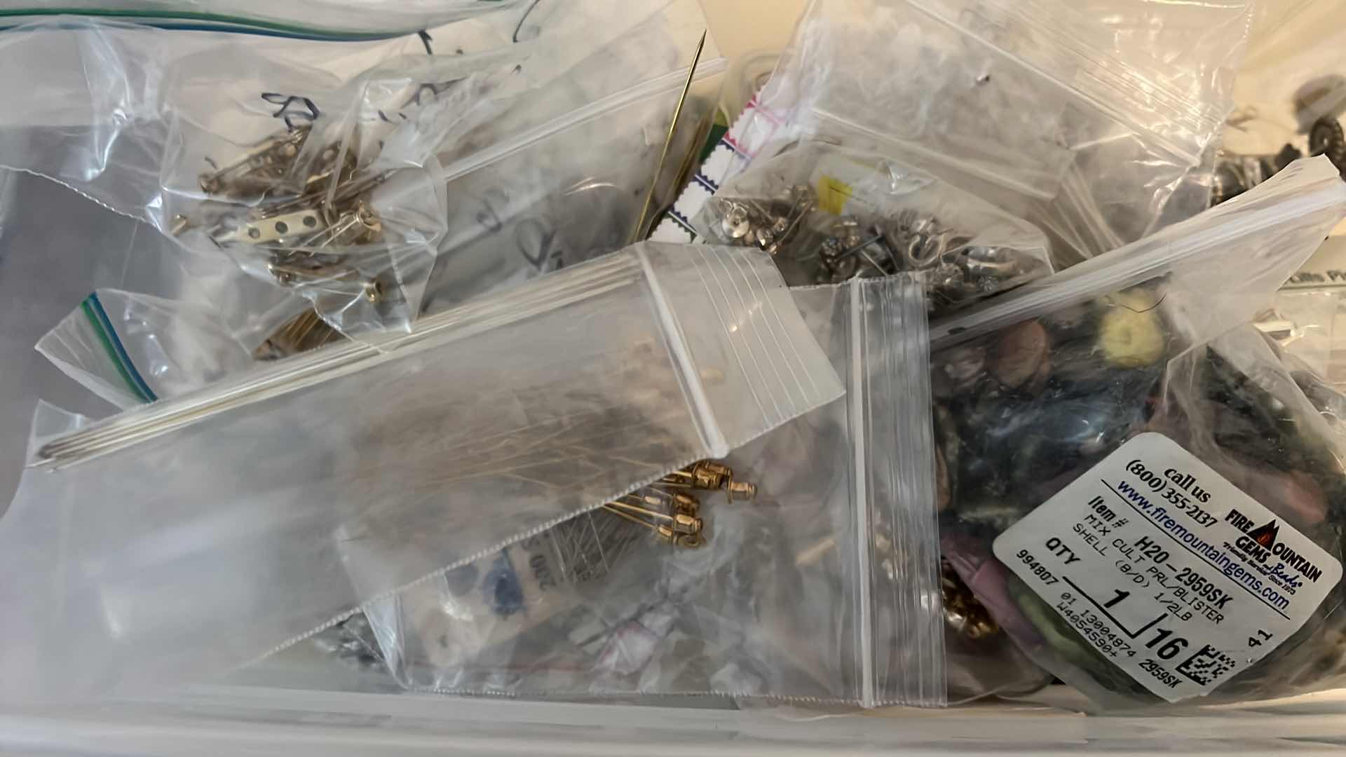 Photo 1 of GOLD AND SILVER TONE JEWELRY FINDINGS AND MORE