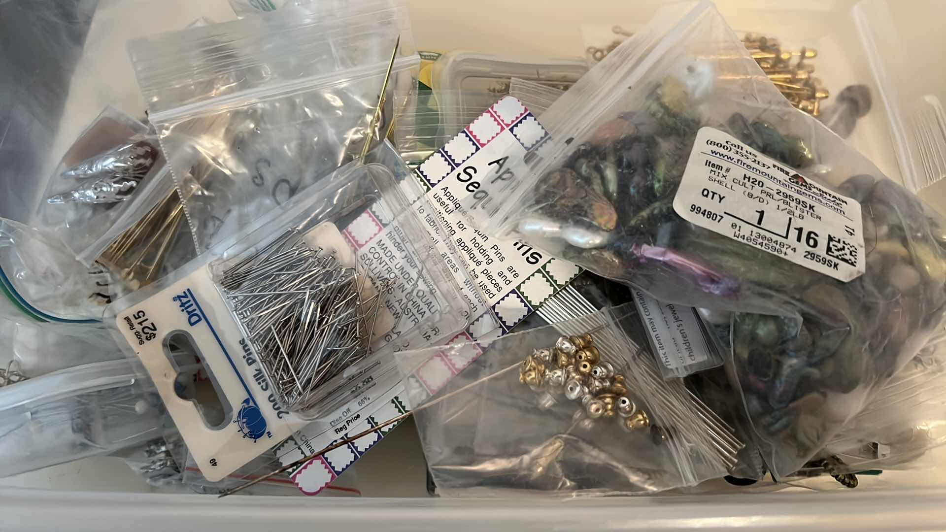 Photo 1 of GOLD AND SILVER TONE JEWELRY FINDINGS AND MORE
