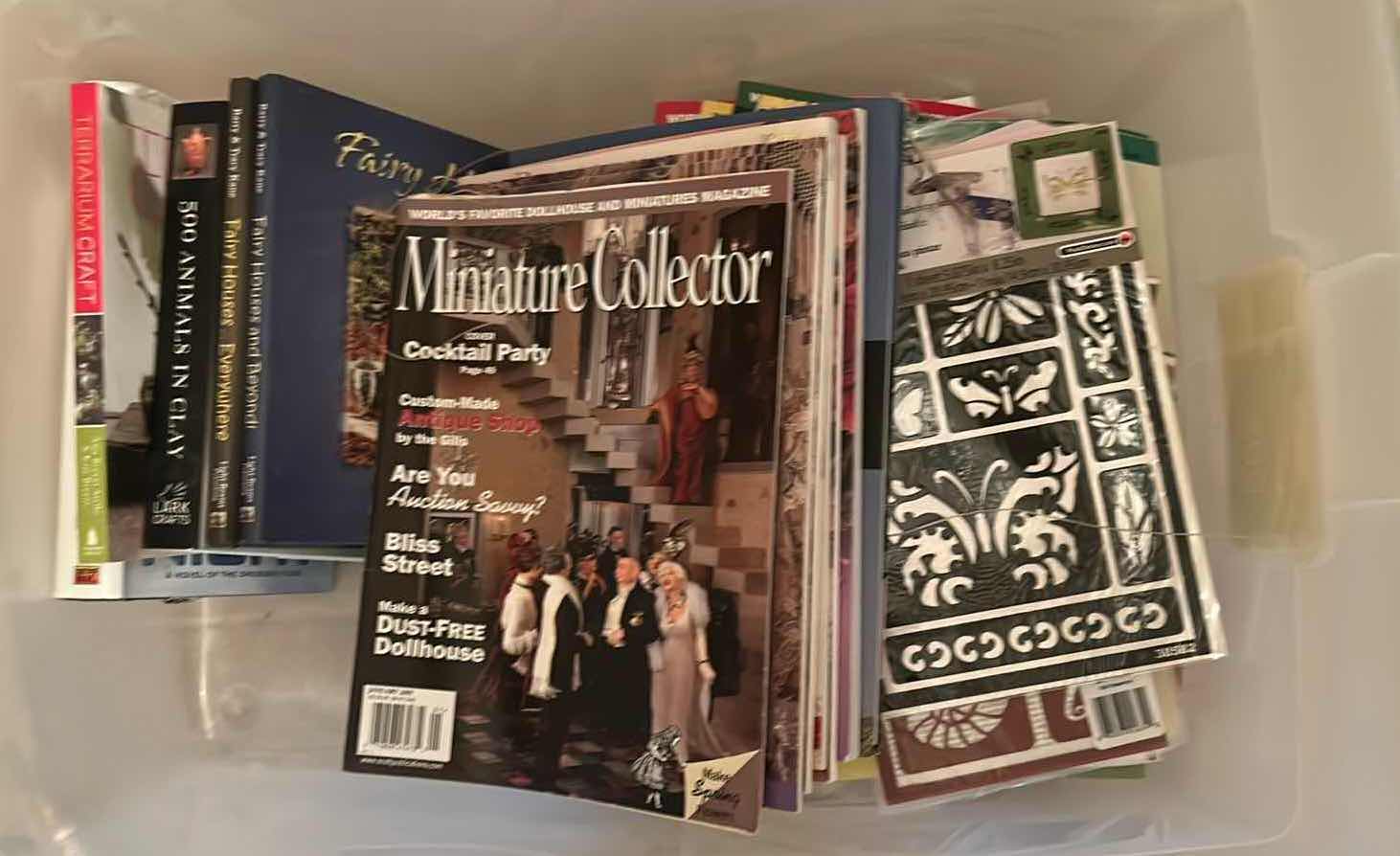 Photo 1 of CONTENTS OF CONTAINER ASSORTED CRAFT MAGAZINES