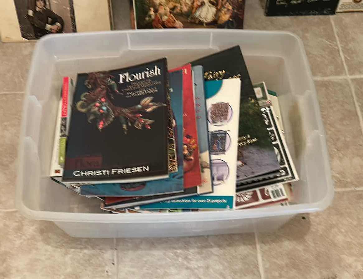 Photo 1 of CONTENTS OF CONTAINER ASSORTED CRAFT MAGAZINES