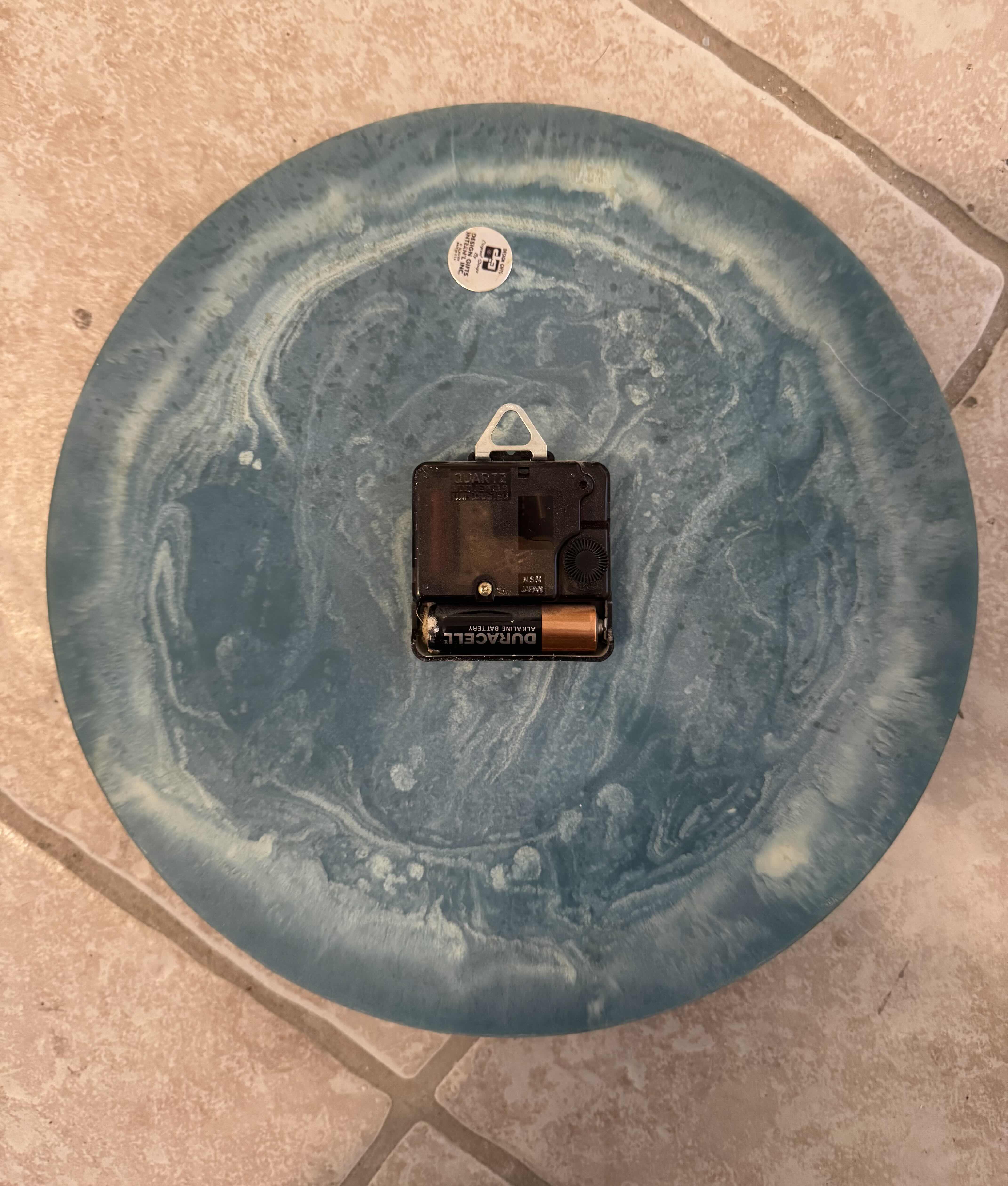 Photo 1 of 30
VINTAGE CLOCK DESIGN GIFT, ALABASTER,  BLUE AND IVORY
D11”