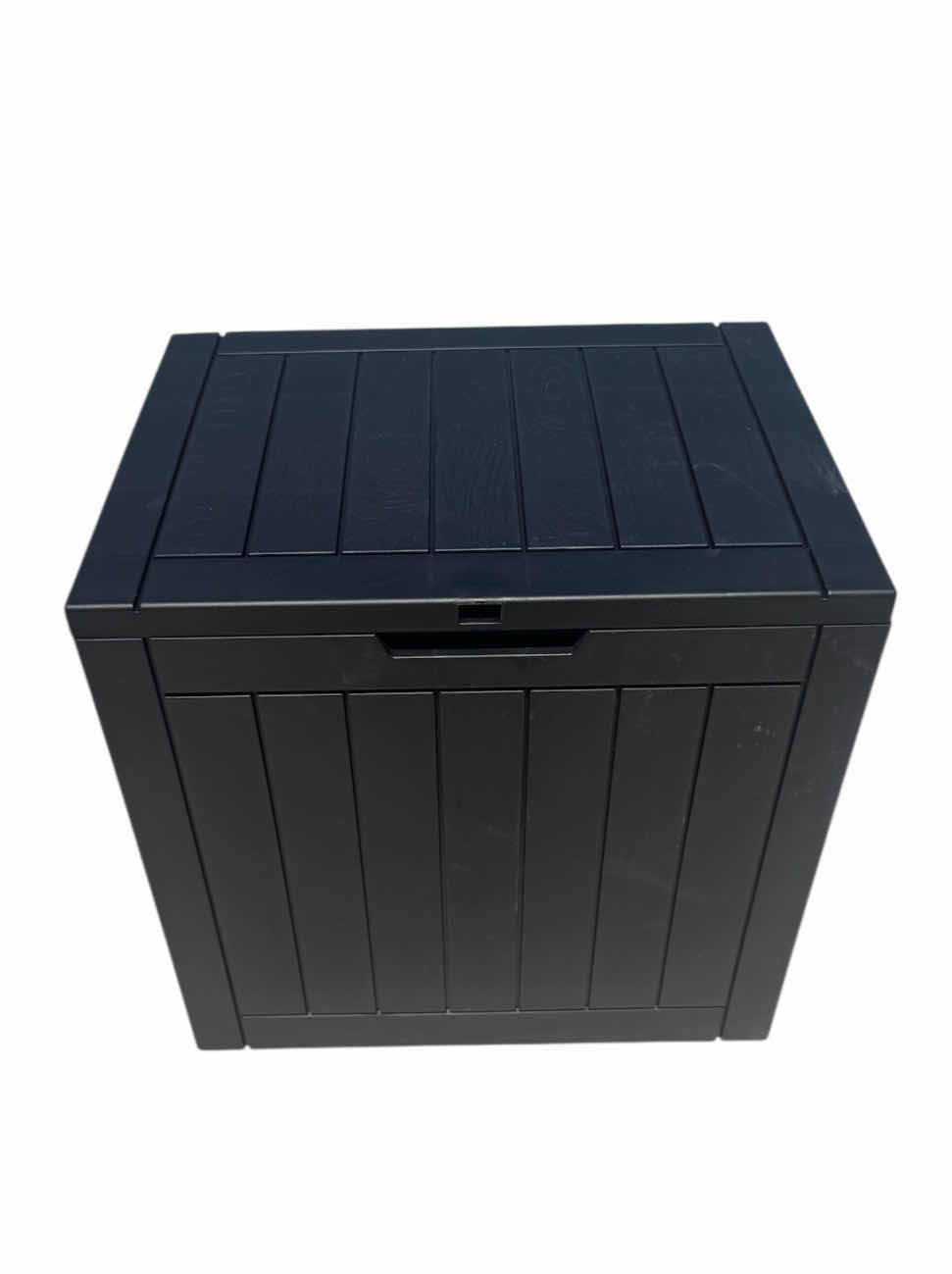 Photo 1 of 2- OUTDOOR STORAGE DECK BOX, BLACK
22” X 17” X H21”