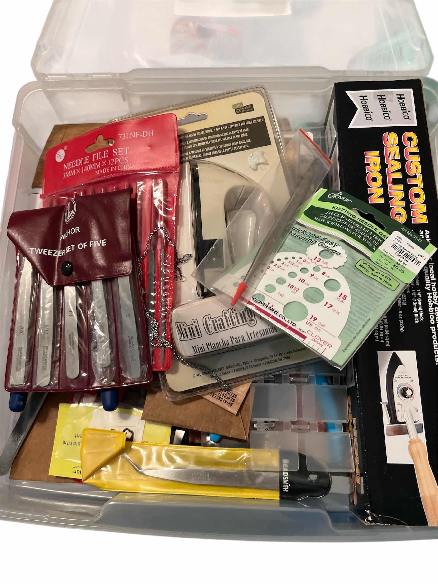 Photo 1 of BEADING TOOLS AND ORGANIZER: PLIERS, SEALING IRONS AND MORE