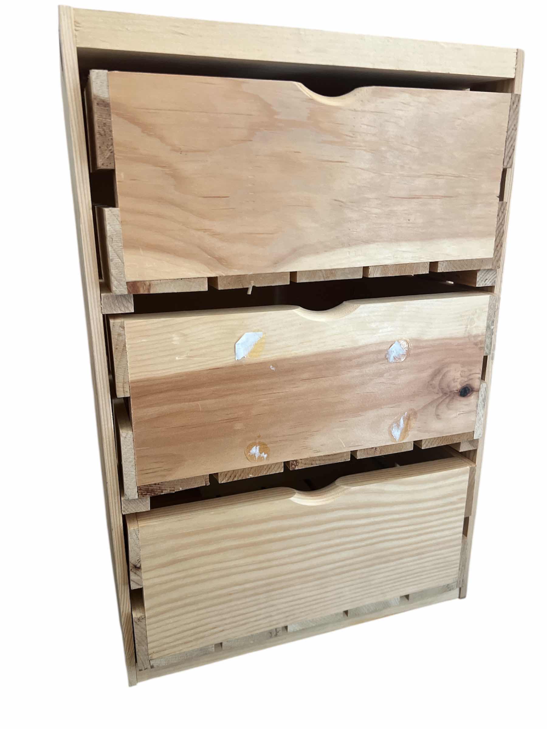 Photo 1 of 3 DRAWER WOODEN CRAFT BOX