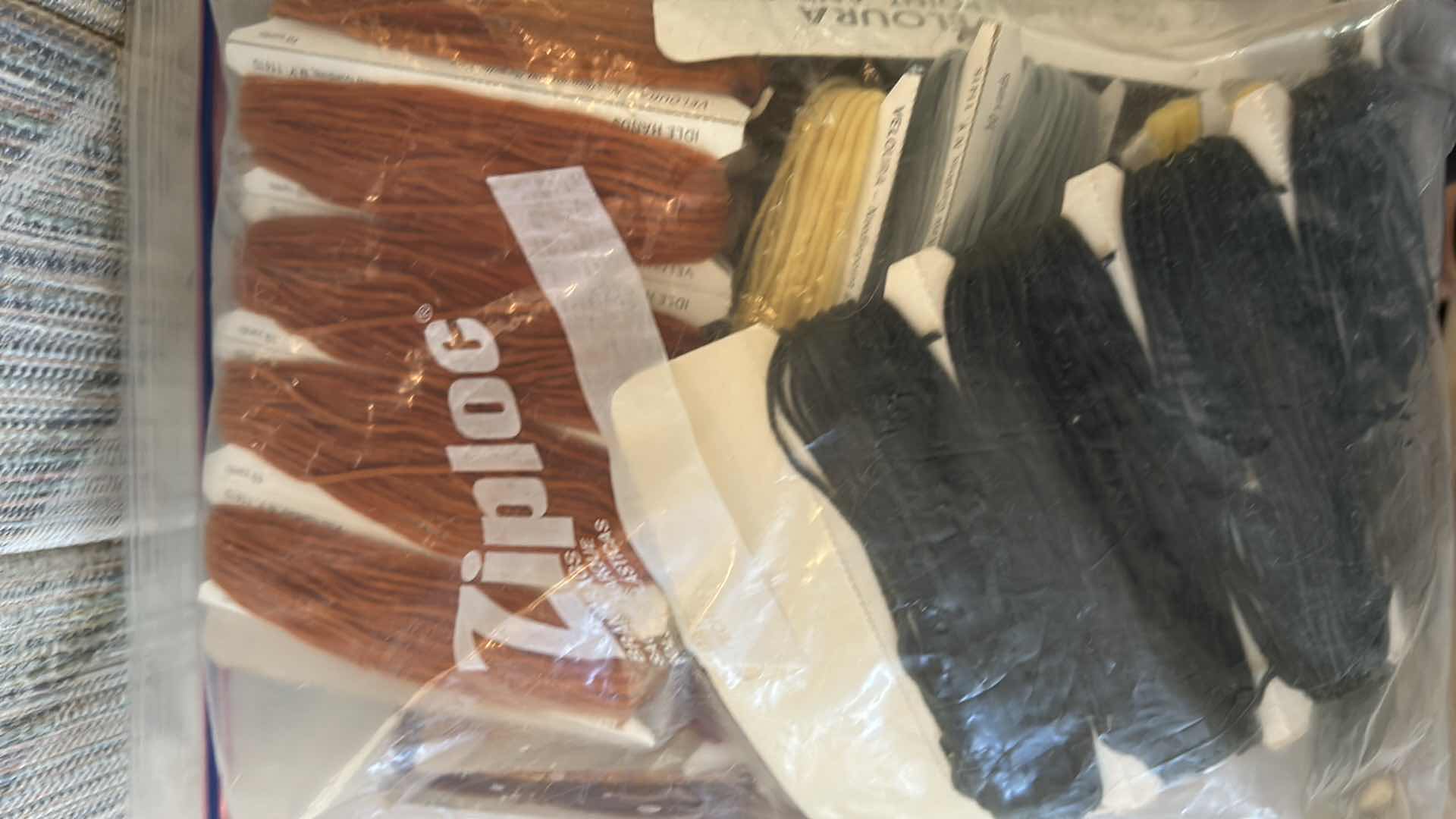 Photo 1 of CONTENTS OF BOX YARN NEEDLE POINT YARN