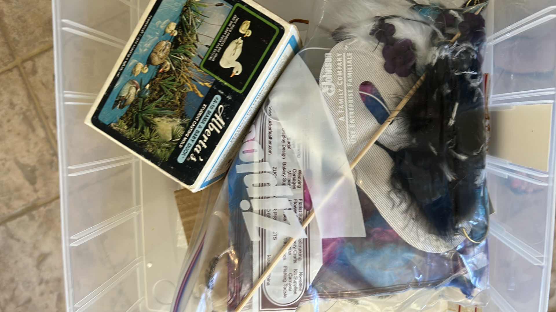 Photo 1 of 2- CONTENT OF CONTAINERS CRAFT SUPPLIES