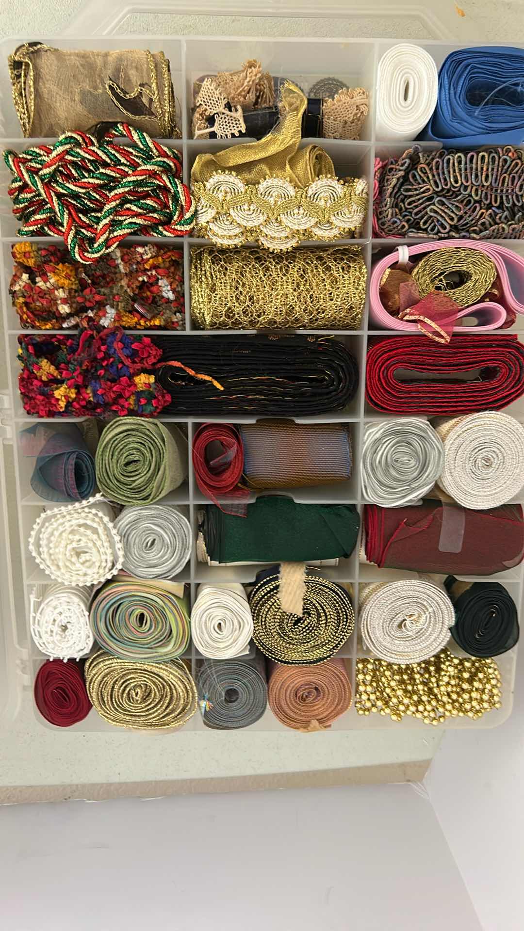 Photo 1 of 6- PLASTIC CONTAINERS CRAFT SUPPLIES