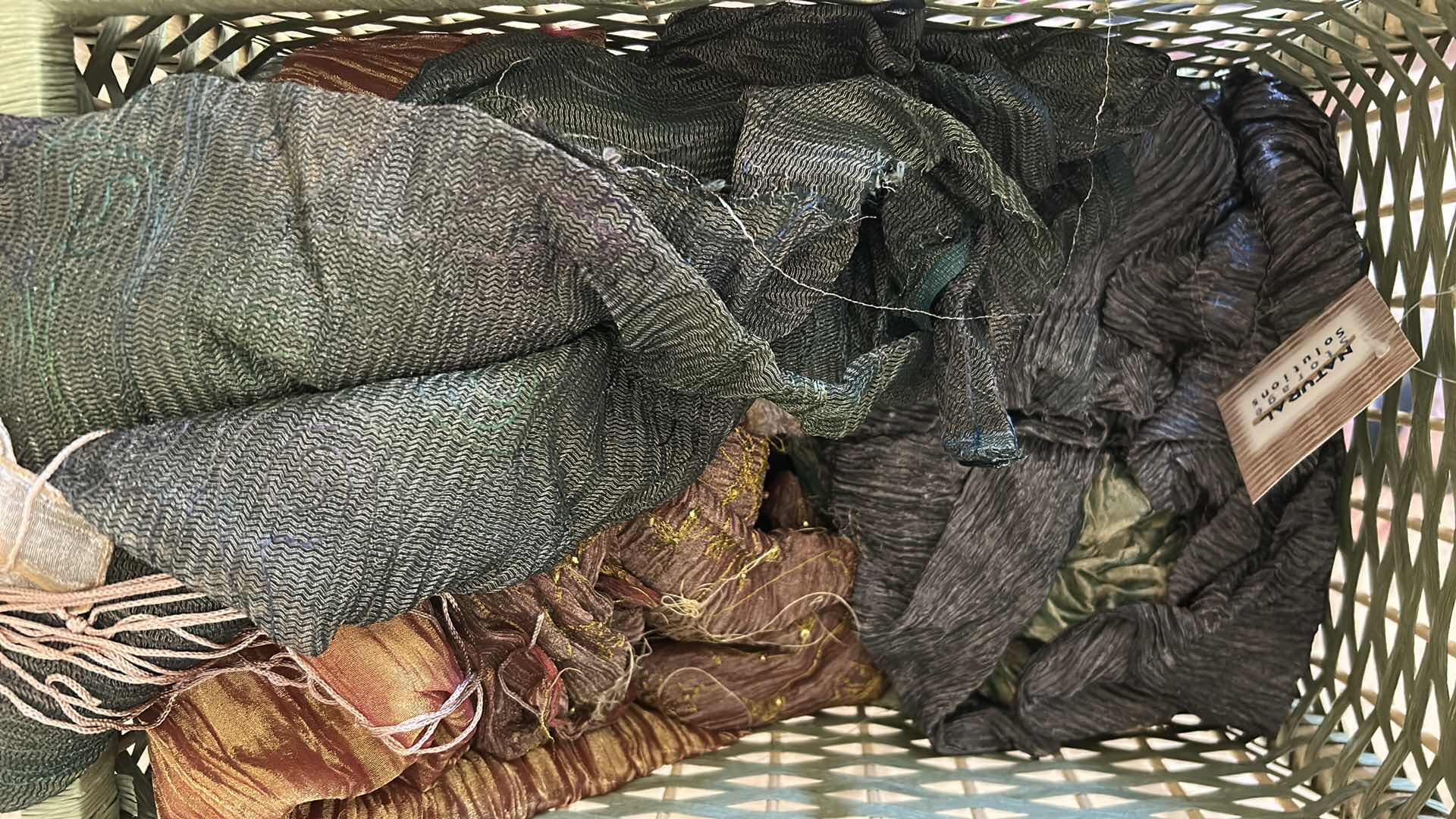 Photo 1 of CONTENTS OF 3 CONTAINERS ASSORTED FABRIC
