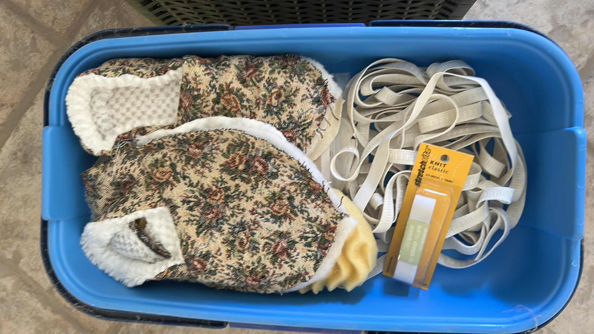 Photo 1 of CONTENTS OF 3 CONTAINERS ASSORTED FABRIC