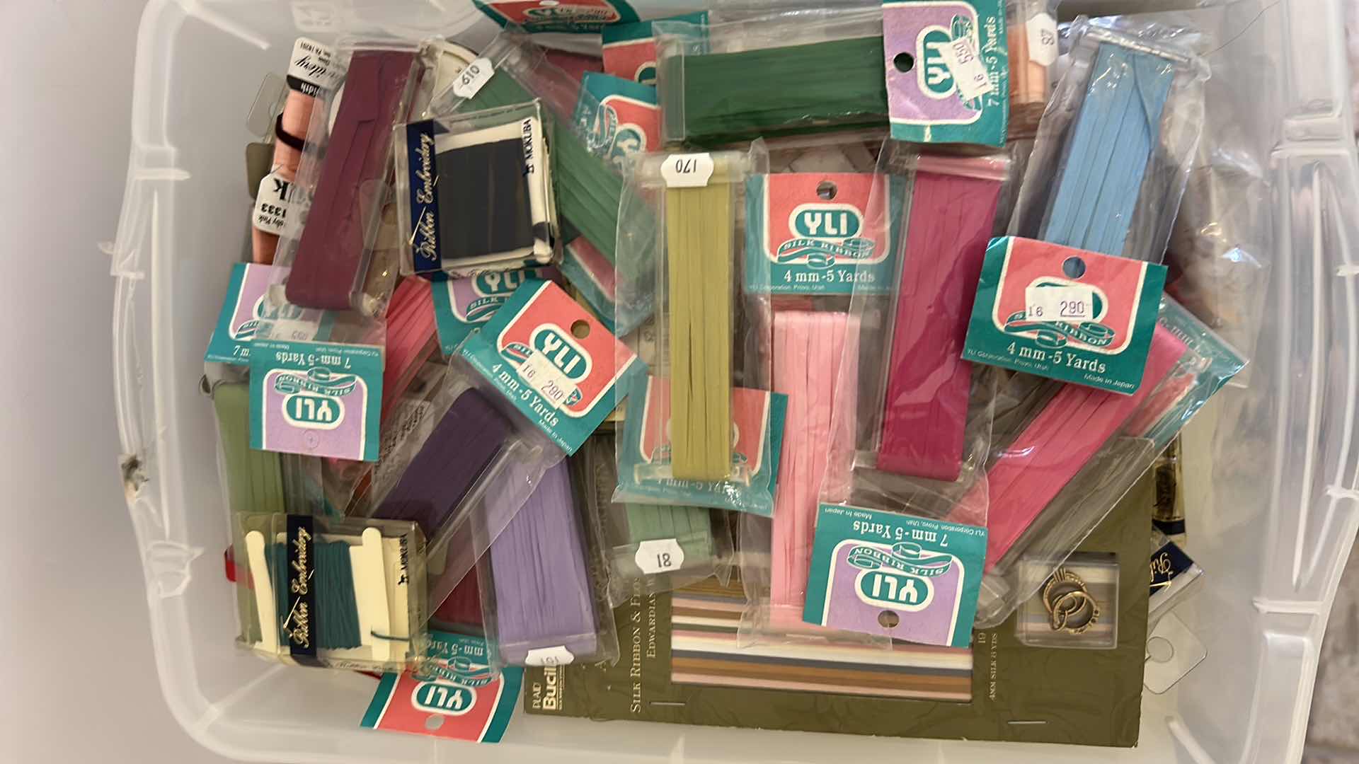 Photo 1 of 4- PLASTIC CONTAINERS THREAD