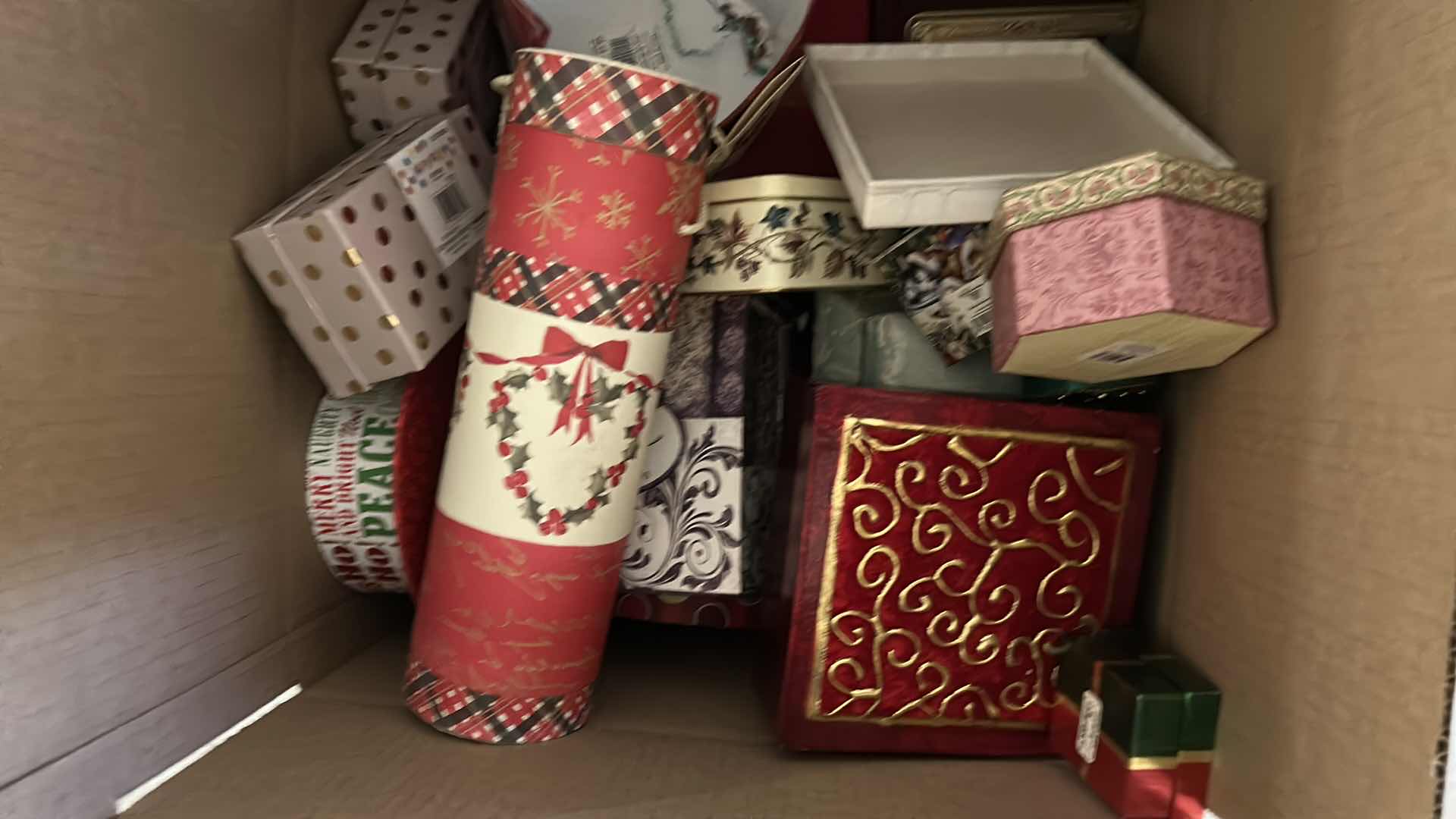 Photo 1 of CONTENTS OF BOX ASSORTED GIFT BOXES