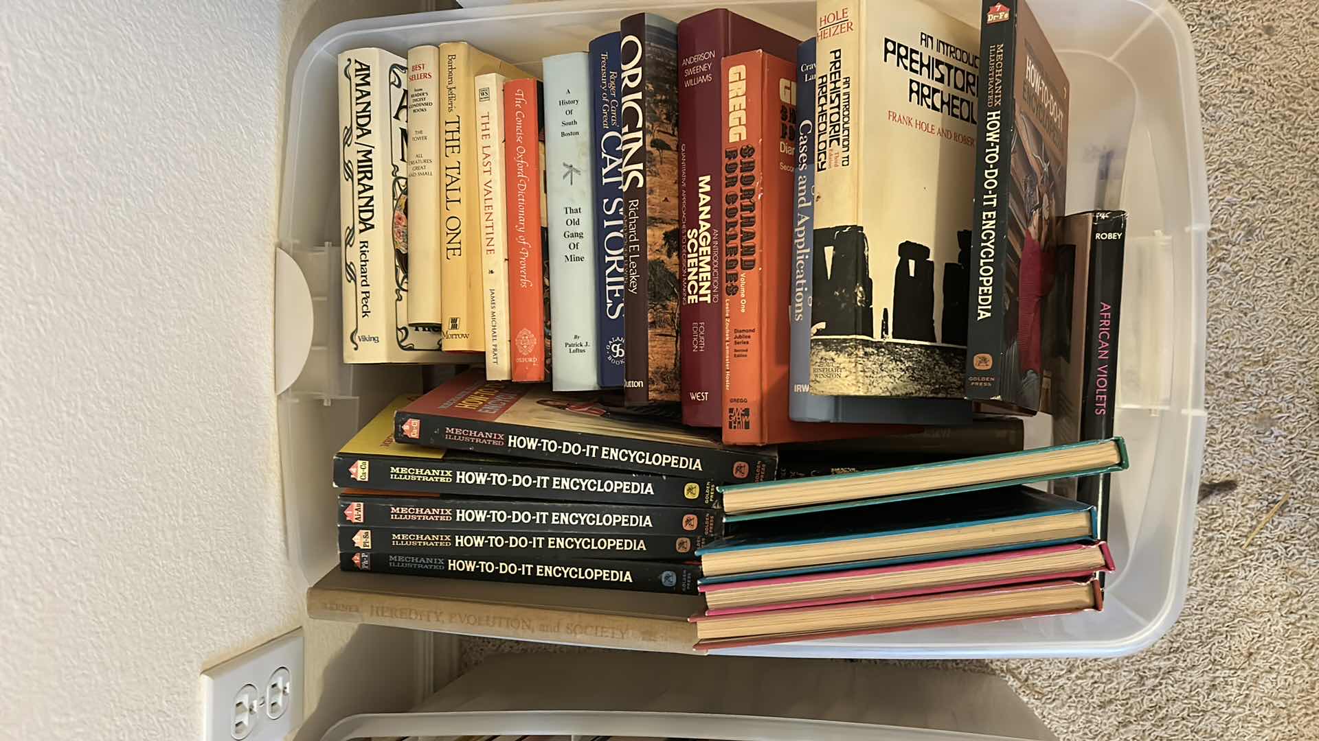 Photo 1 of ASSORTMENT OF BOOKS