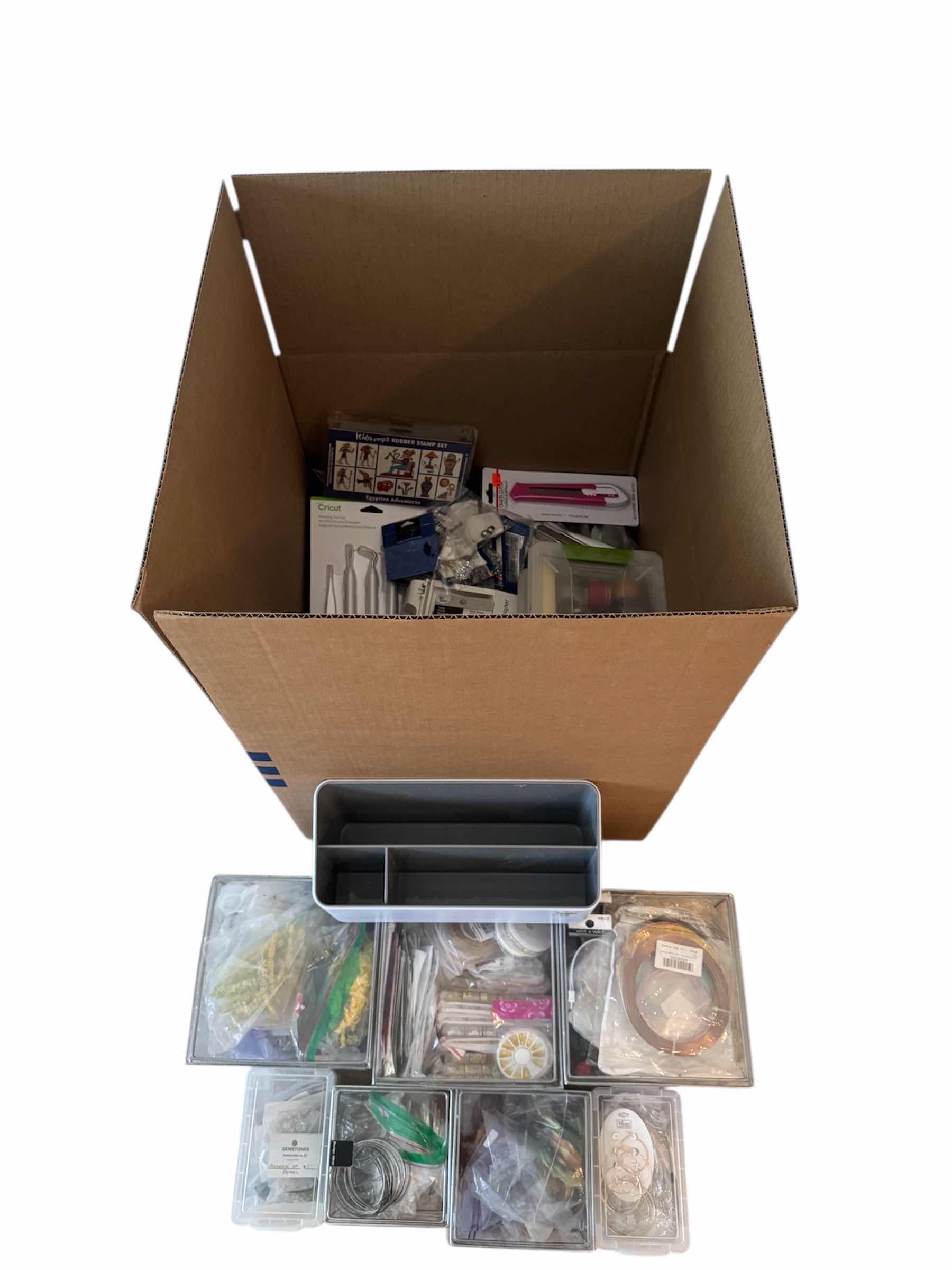 Photo 1 of ASSORTMENT OF CRAFTING SUPPLIES