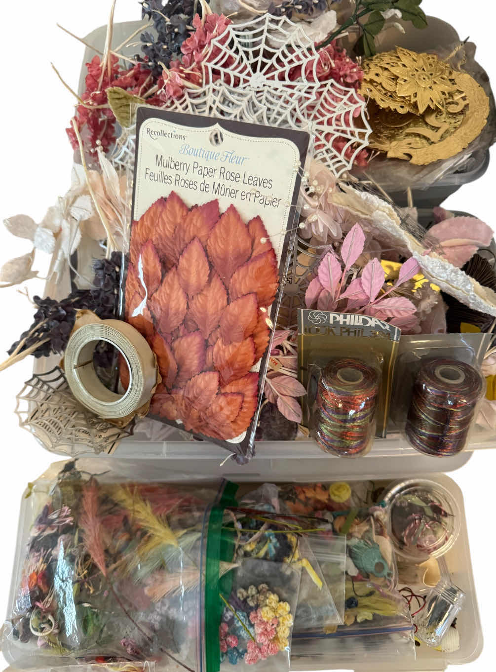 Photo 1 of ASSORTMENT OF CRAFTING SUPPLIES