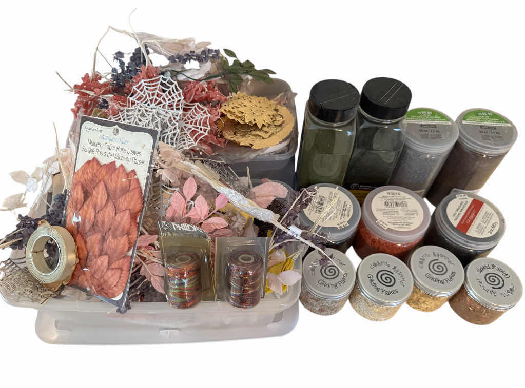 Photo 1 of ASSORTMENT OF CRAFTING SUPPLIES