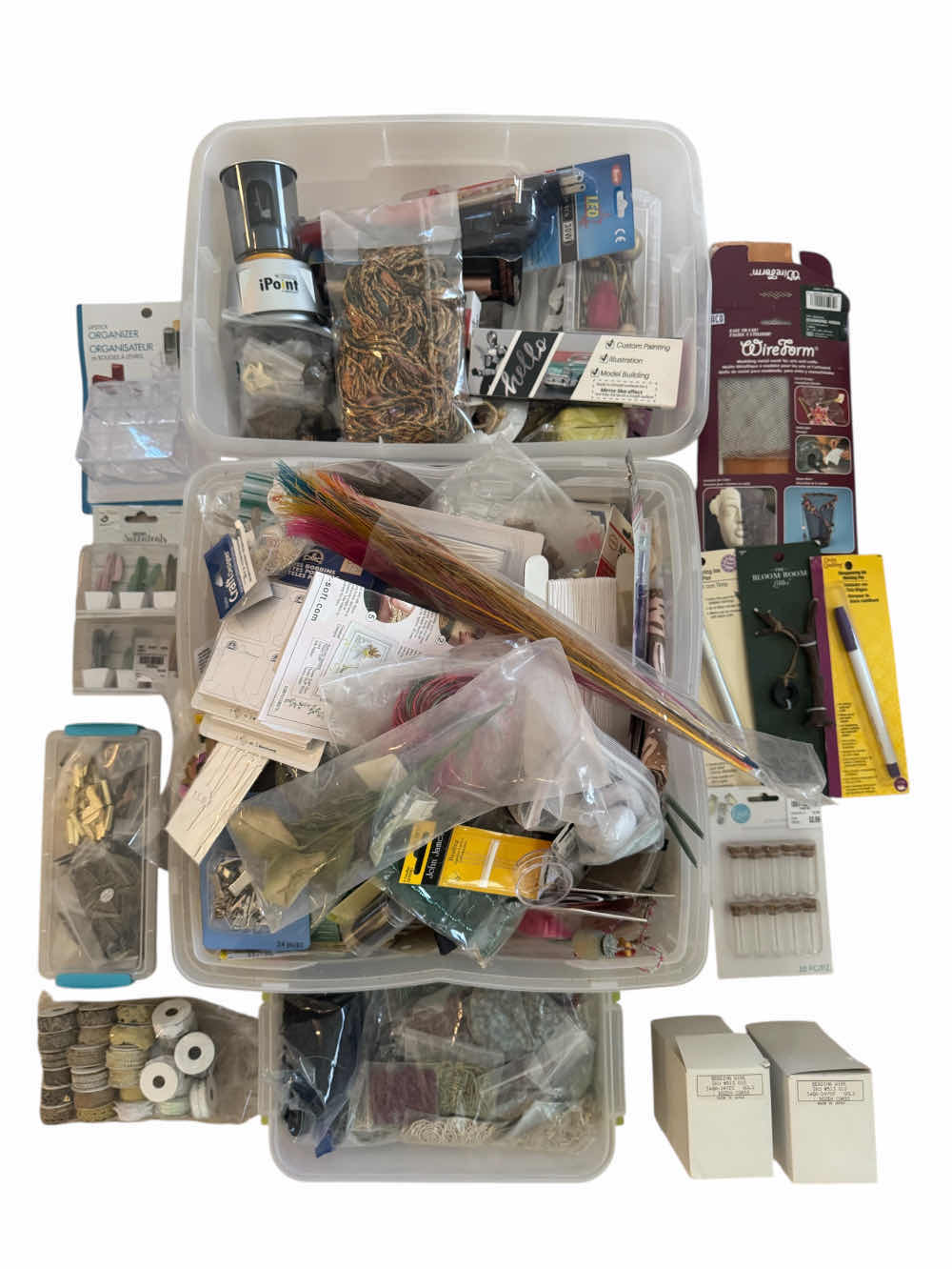 Photo 1 of ASSORTMENT OF CRAFTING SUPPLIES