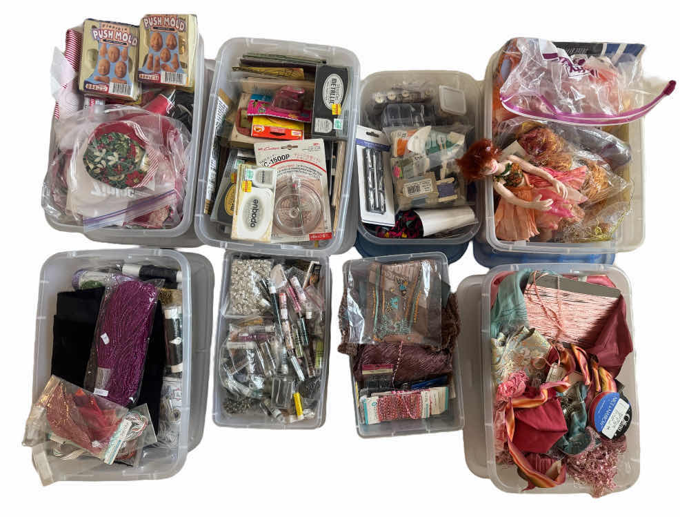 Photo 1 of ASSORTMENT OF CRAFTING SUPPLIES