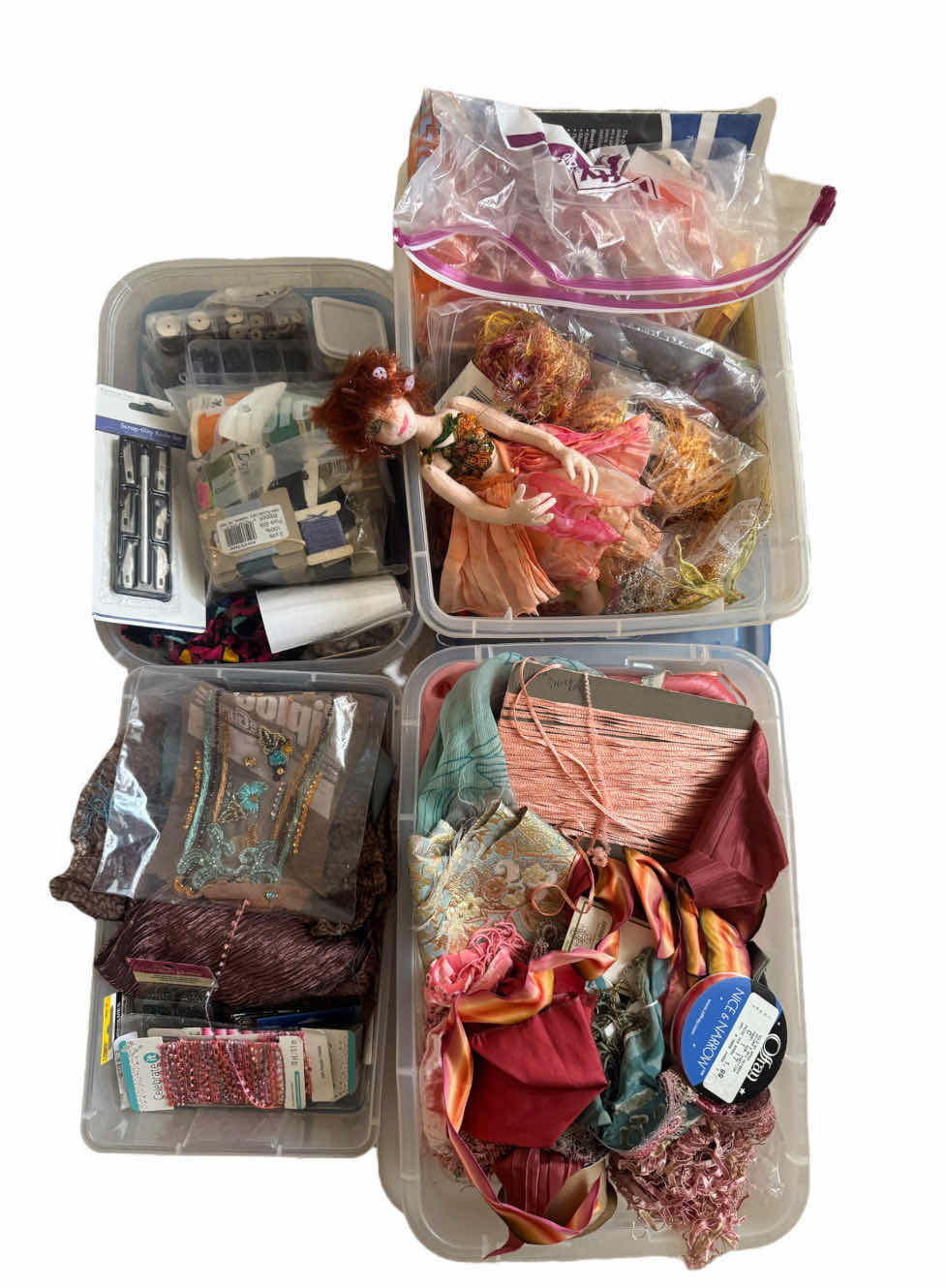 Photo 1 of ASSORTMENT OF CRAFTING SUPPLIES
