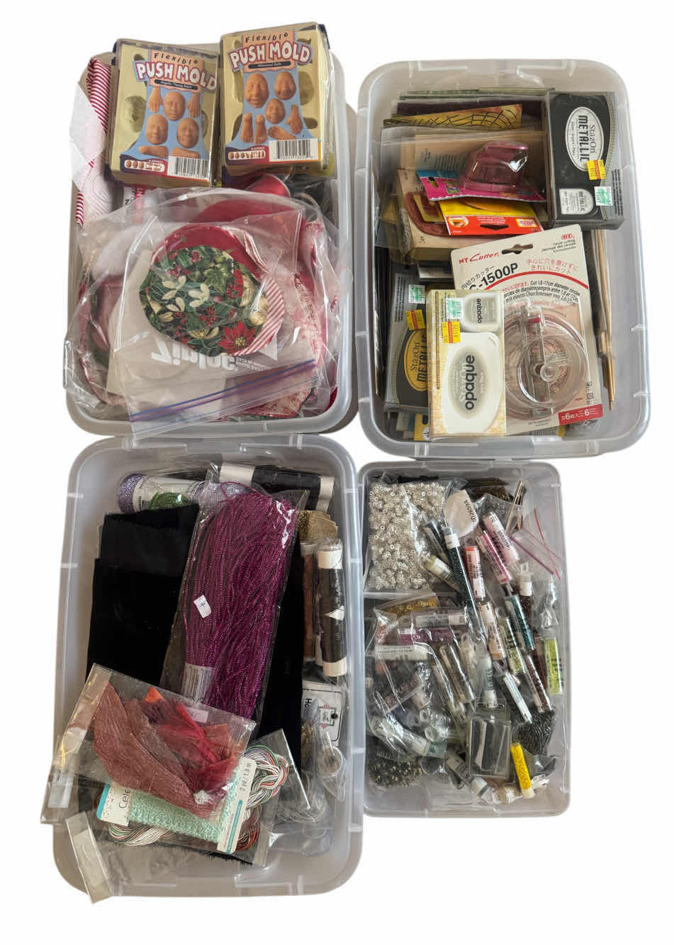 Photo 1 of ASSORTMENT OF CRAFTING SUPPLIES